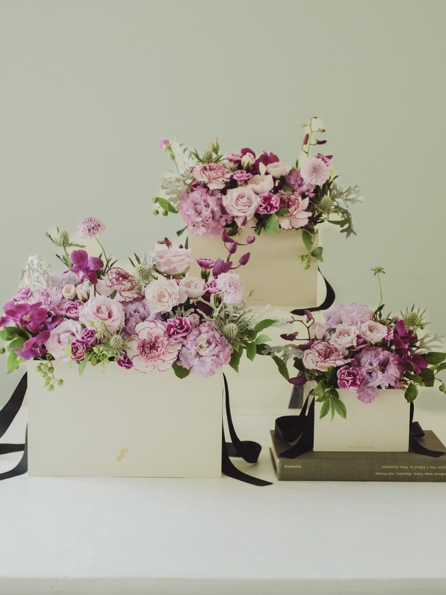 1.フラワーバッグ Amazon | Flower BAG No.1／フラワーバッグアレンジ パープル／生花 (M