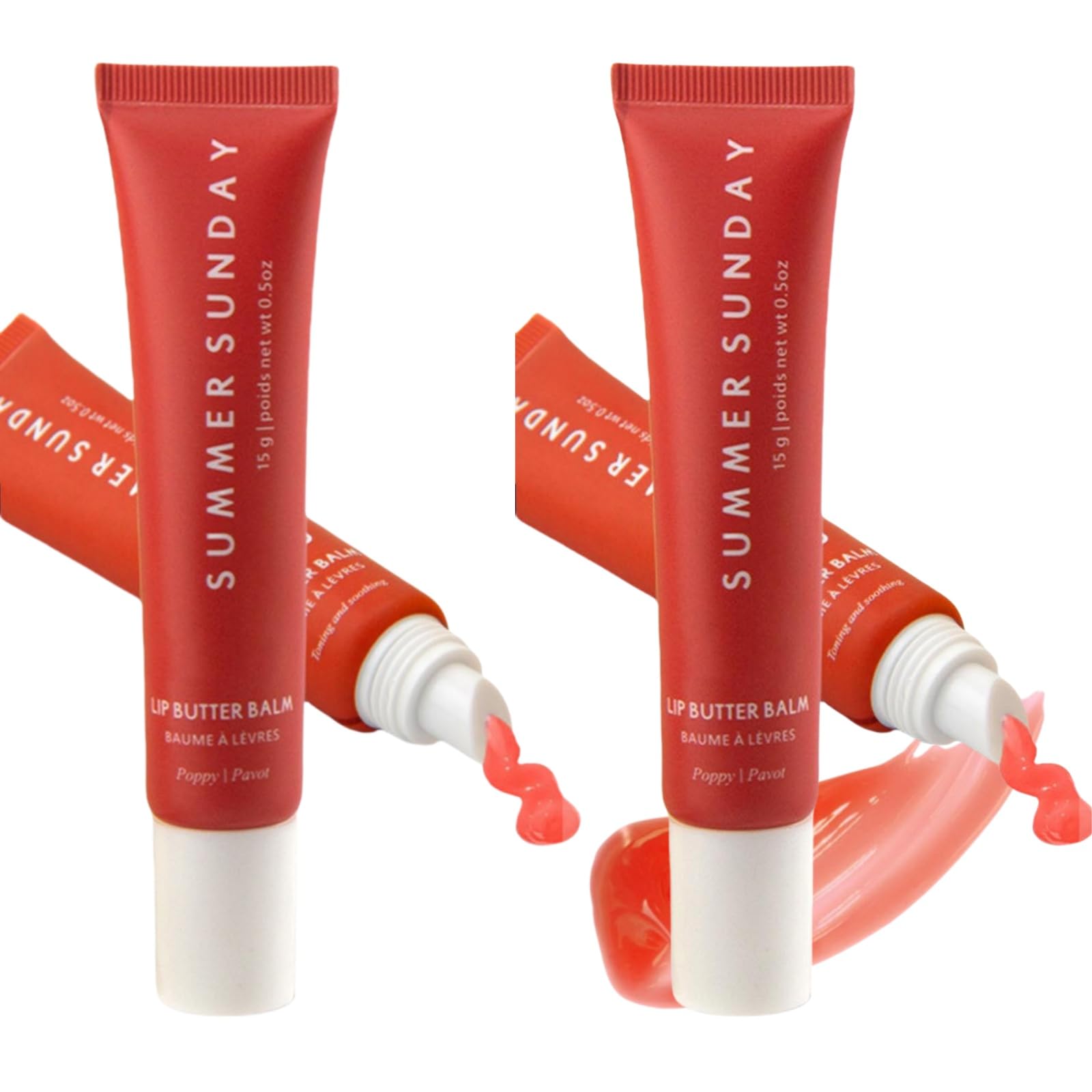 Summer Friday Lip Balm - Moisturizing Natural Butter Mask That Locks in Moisture and Brightens - for Dry, Chapped Lips