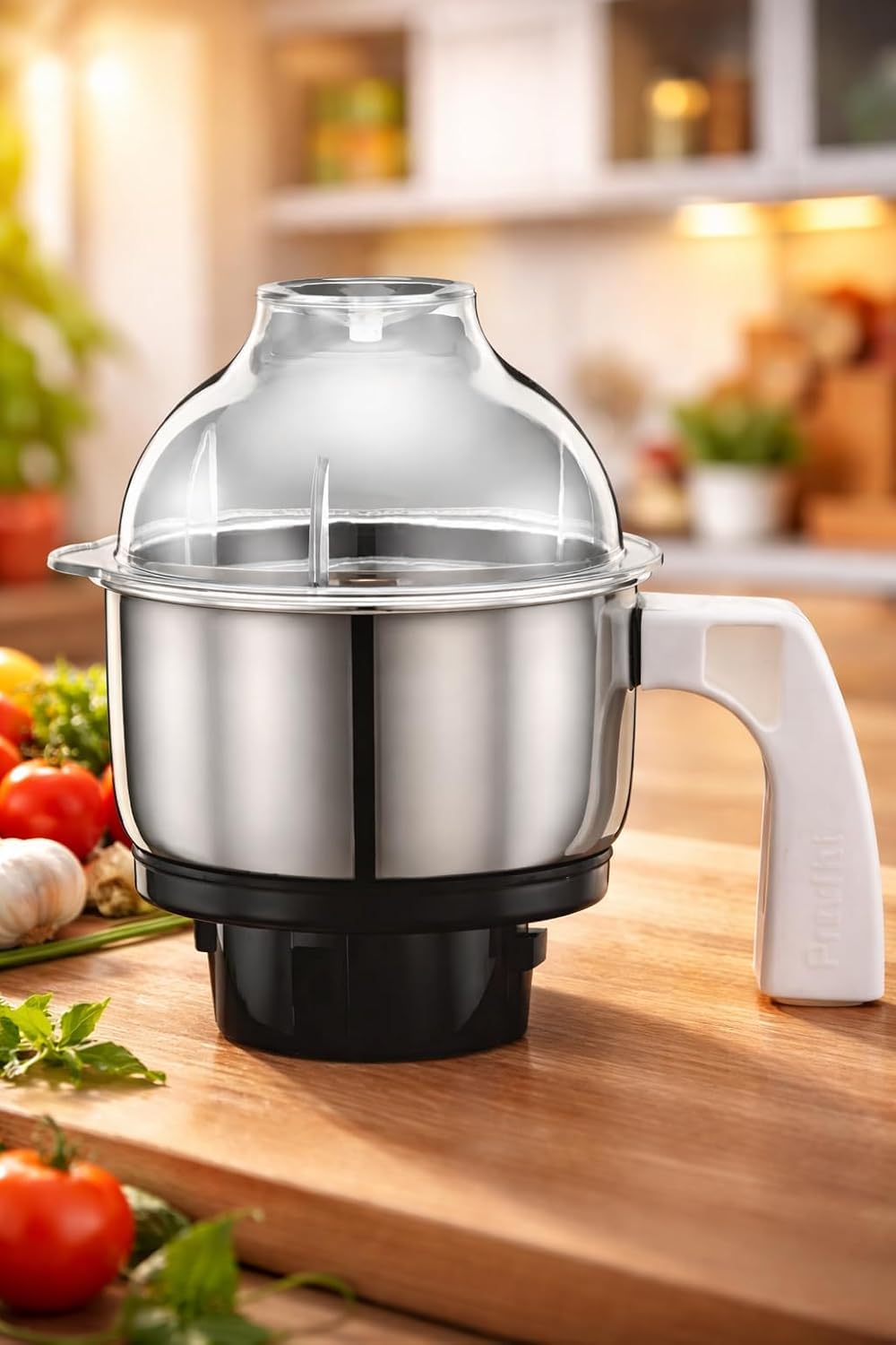 Mixer grinder jar suitable for PREETHI Jar suitable for "TITANIUM, STEELE SUPREME, MEGA MAGIC, PLATINUM, SILVER, ECO PLUS, BLUE-LEAF, ECO CHEF, TRIO, ECO CHEF NEO" Mixer Grinders (Steel) (500 ml)-image-23