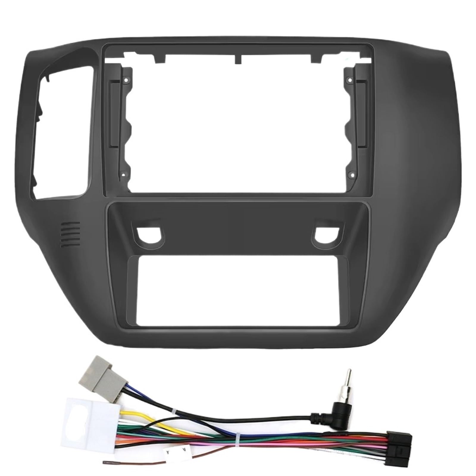 Ramy samochodowe w desce rozdzielczej Fit For Nissan Patrol V5 Y61 Rama radia samochodowego