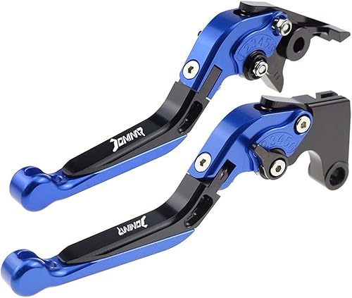 Miniatura 1 de JODAPA Palanca de freno y embrague, manija de embrague de freno plegable y extensible para motocicleta con logotipo para Dominar 400 2017-2018 Juego