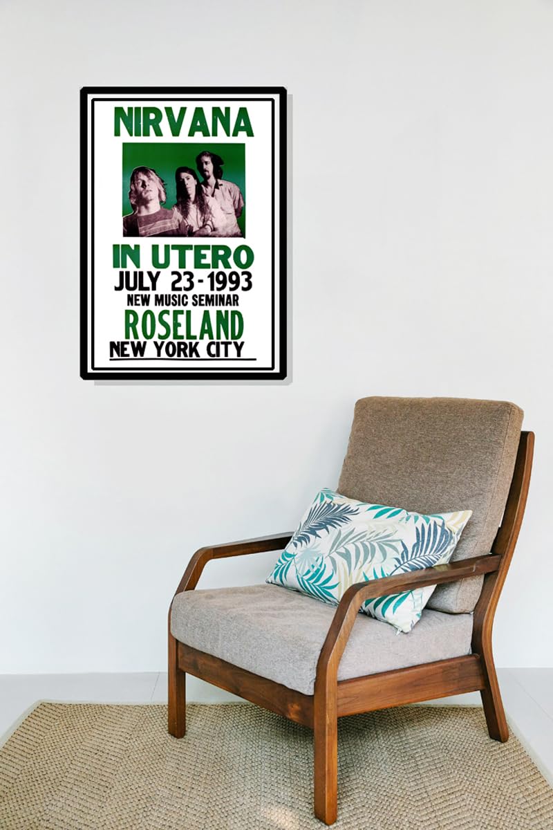 Amazon.com: Nirvana Concert Poster, New York City, Kurt