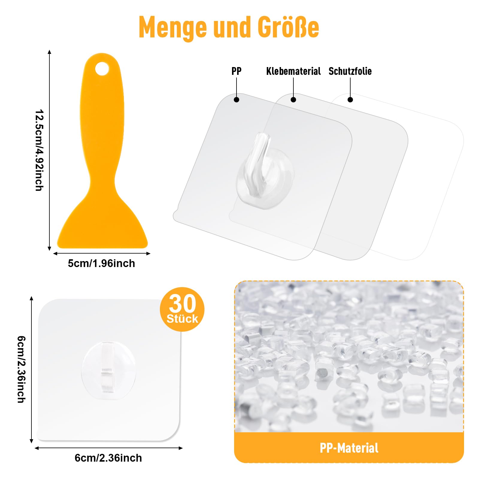 Lot De 30 Crochets Adhésifs Invisibles Noirs - Crochets Muraux Auto Adhesifs Pour Serviettes Vetements Installation Facile Et Durable 98867071