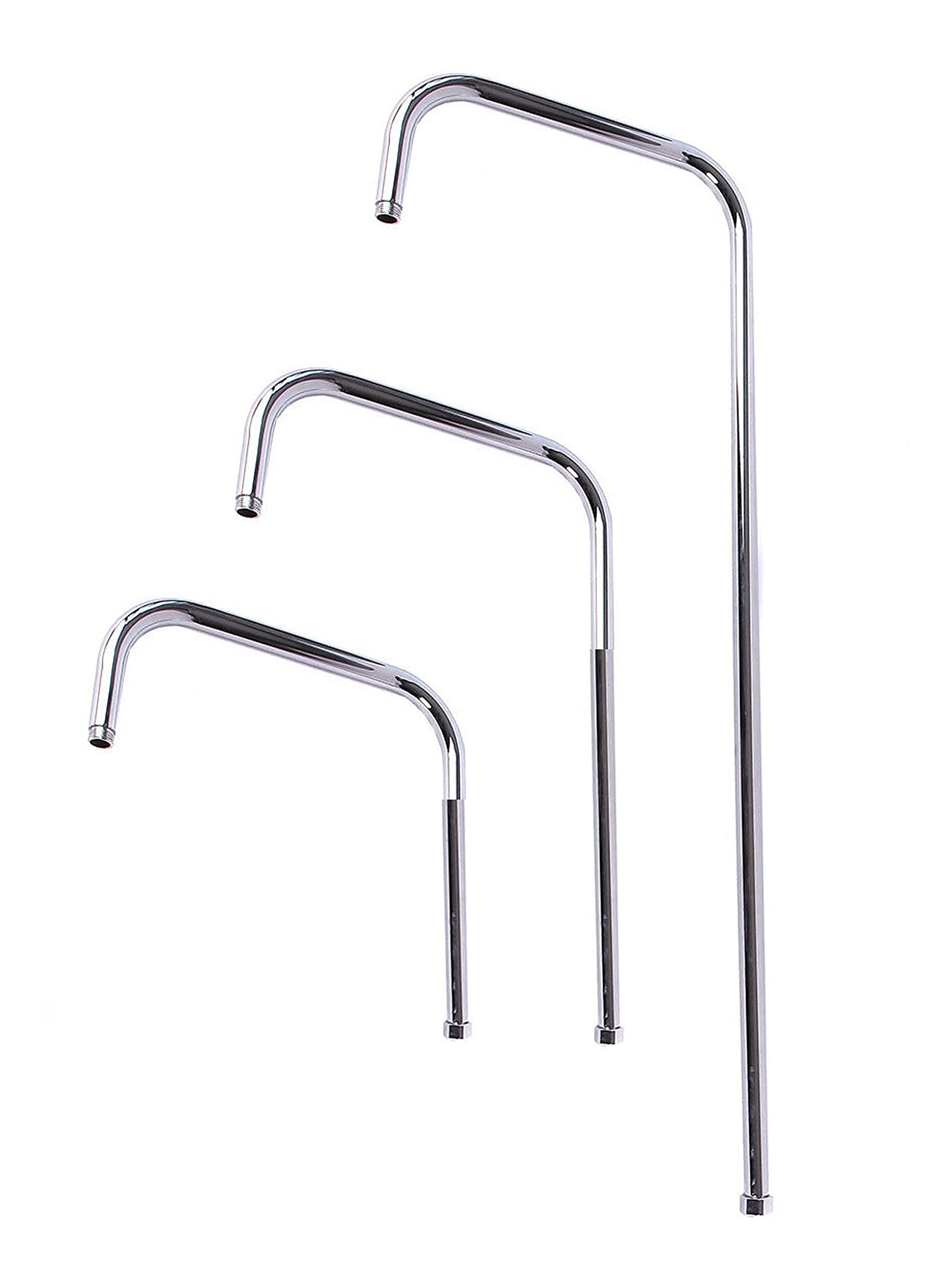 Tube montant 96 cm filetage intérieur 3/4" extérieur 1/2" douche extension 34,5 cm