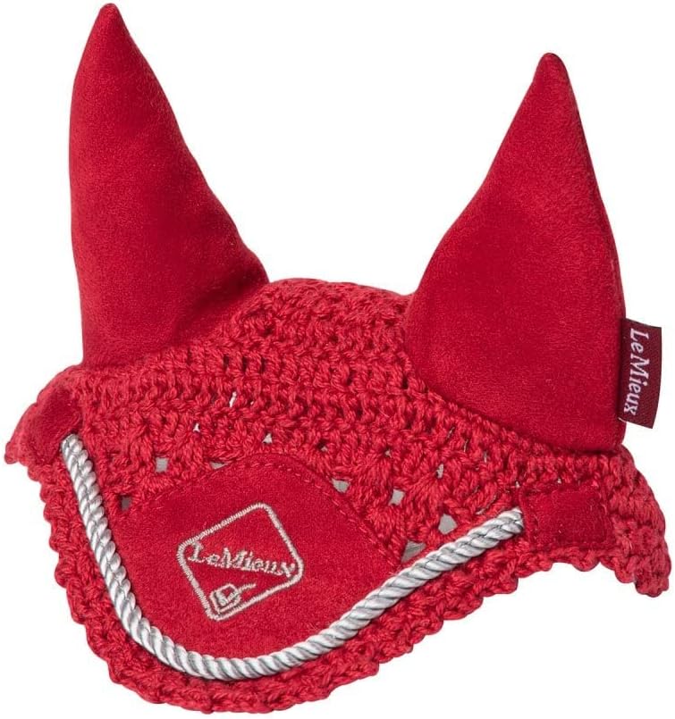 LeMieux Toy Pony Ear Bonnet for Toy Pony - Handmade Crochet - Super Soft - 3 Years + - Gift for Kids - Benetton Blue