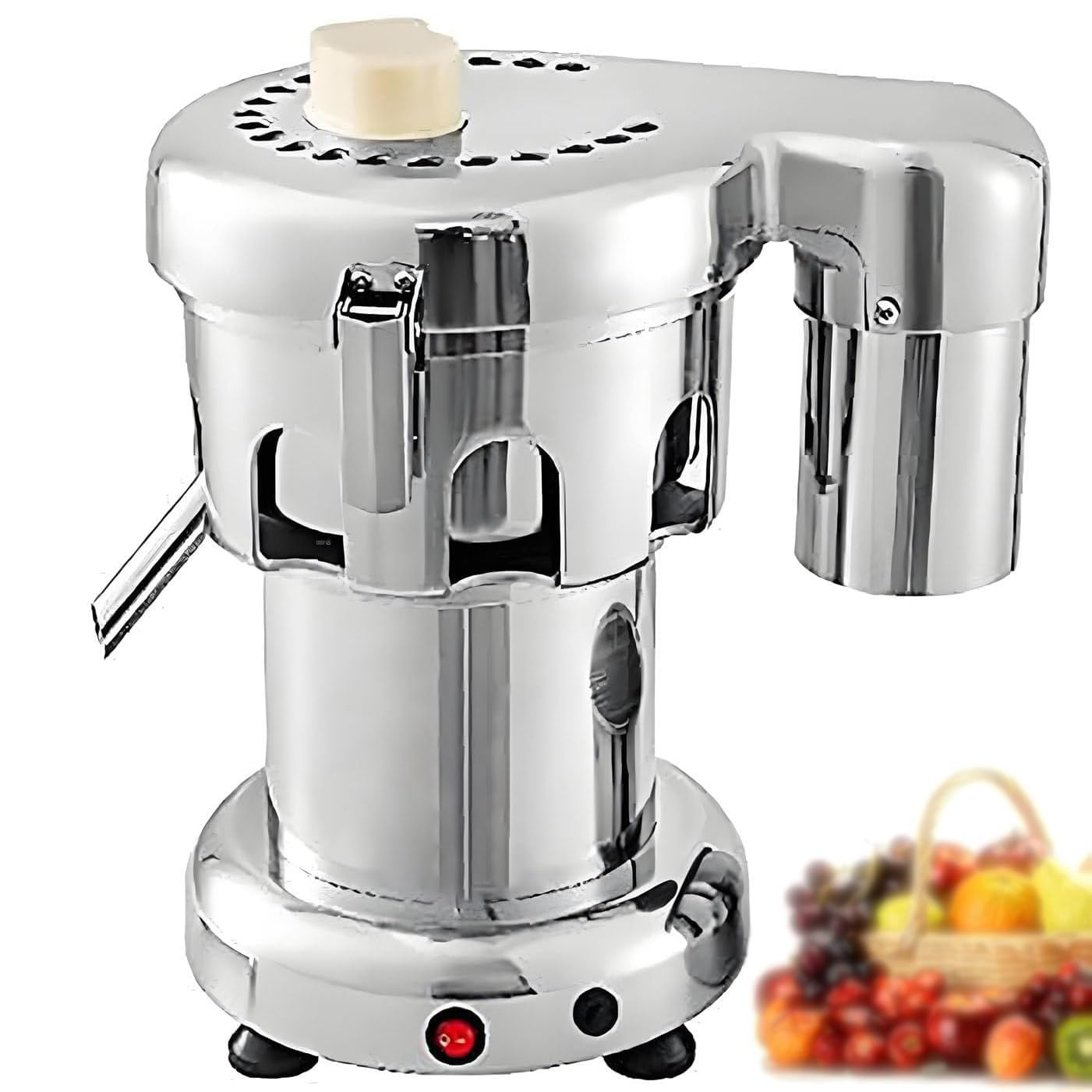 Extracteur de jus électrique Professionnel, Machine centrifugeuse Robuste pour Fruits et légumes, séparation du jus et des résidus