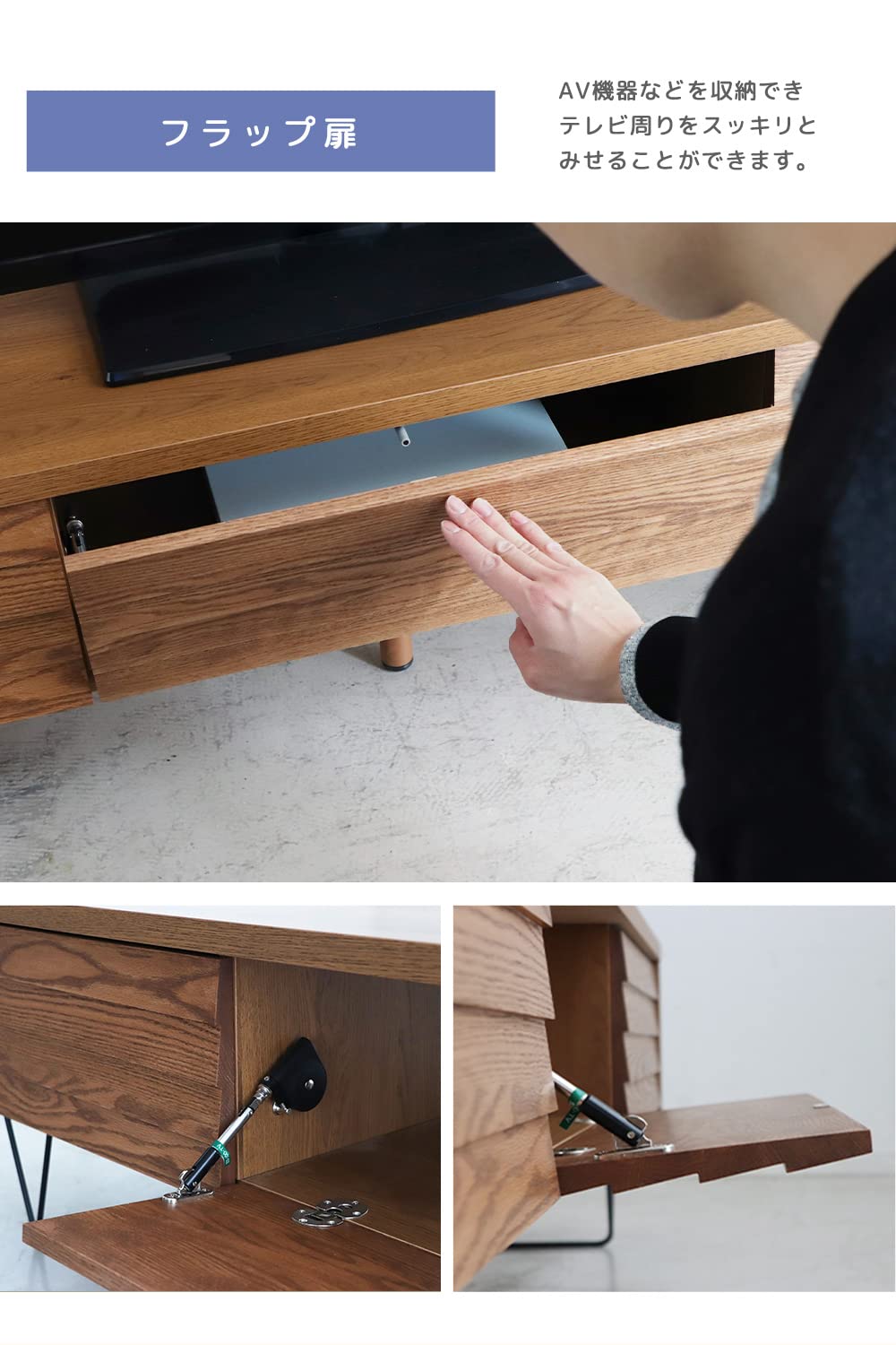 Amazon｜システムK テレビ台 テレビボード 木目調 ローボード 幅170cm