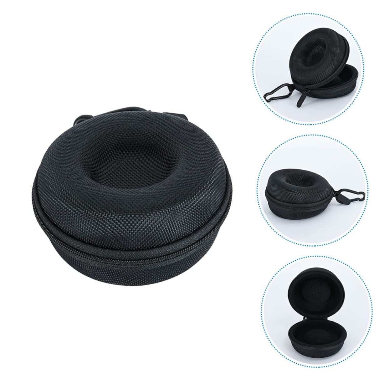 5 Stück Aufbewahrungsbox Für Uhren Elektronik Ladegerät Kopfhörer Kabel Schauen Sie Sich Den Speicher An Fall Handgelenkschachtehalter Spiel Black Wasserdichtes High-end-nylon