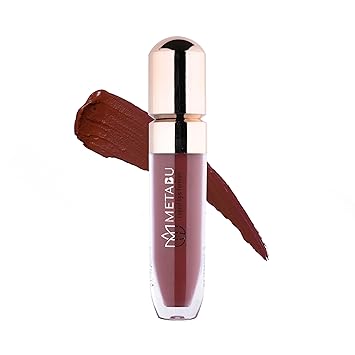 METABU Liquid Lips Forever – Super Stay Matte Liquid Lipstick | 12H Long-Lasting, Waterproof & Transfer-Proof | Enriched with Vitamin E & Jojoba Oil | Paraben-Free | 4.25ml | 12 CLAY CRUSH