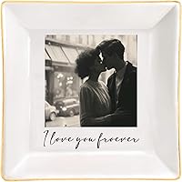 Vista 12 de Plato de joyería de cerámica para boda