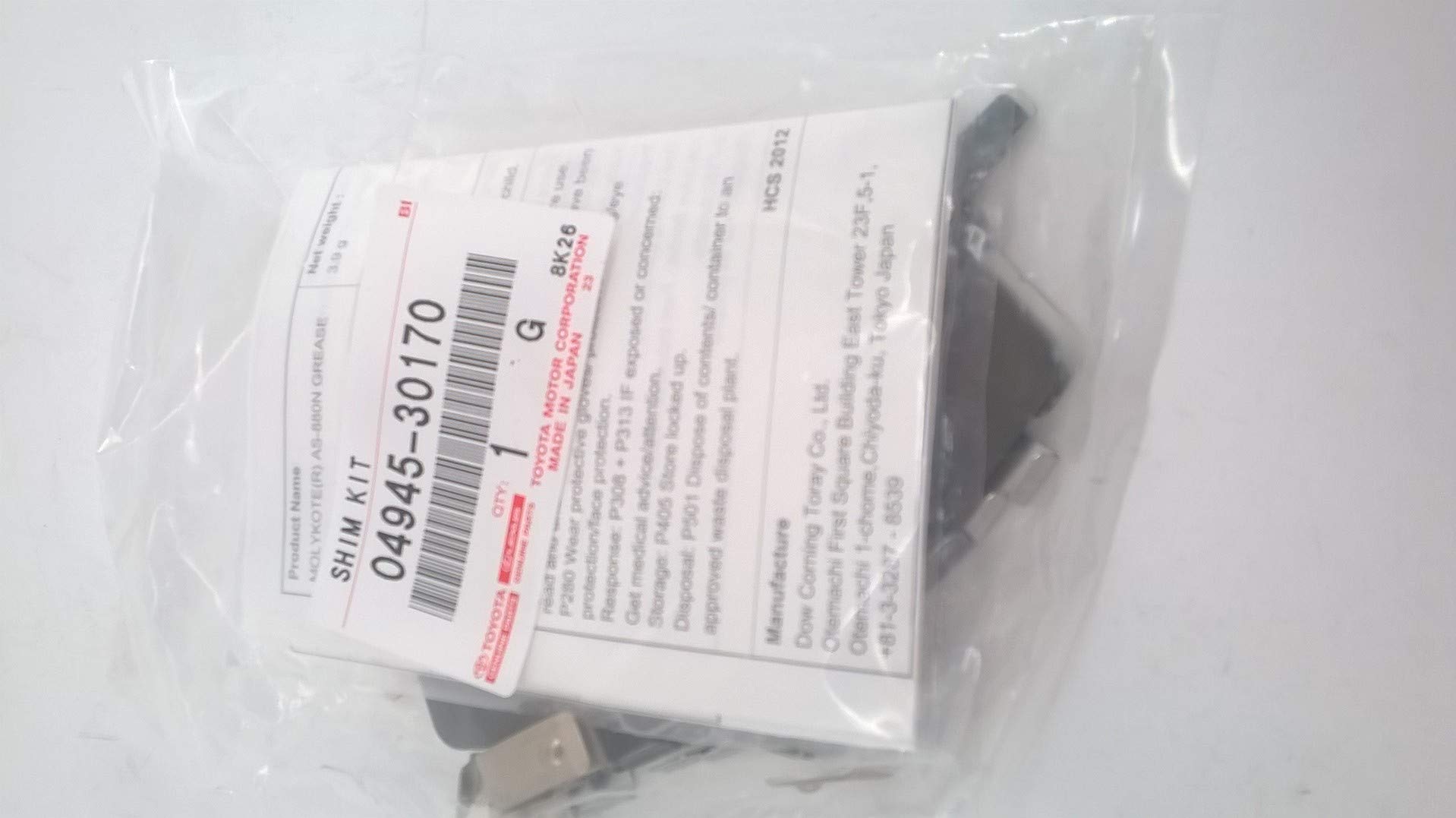 Amazon.com: OEM Genuine Compatible with Toyota FRONT Brake Pad 