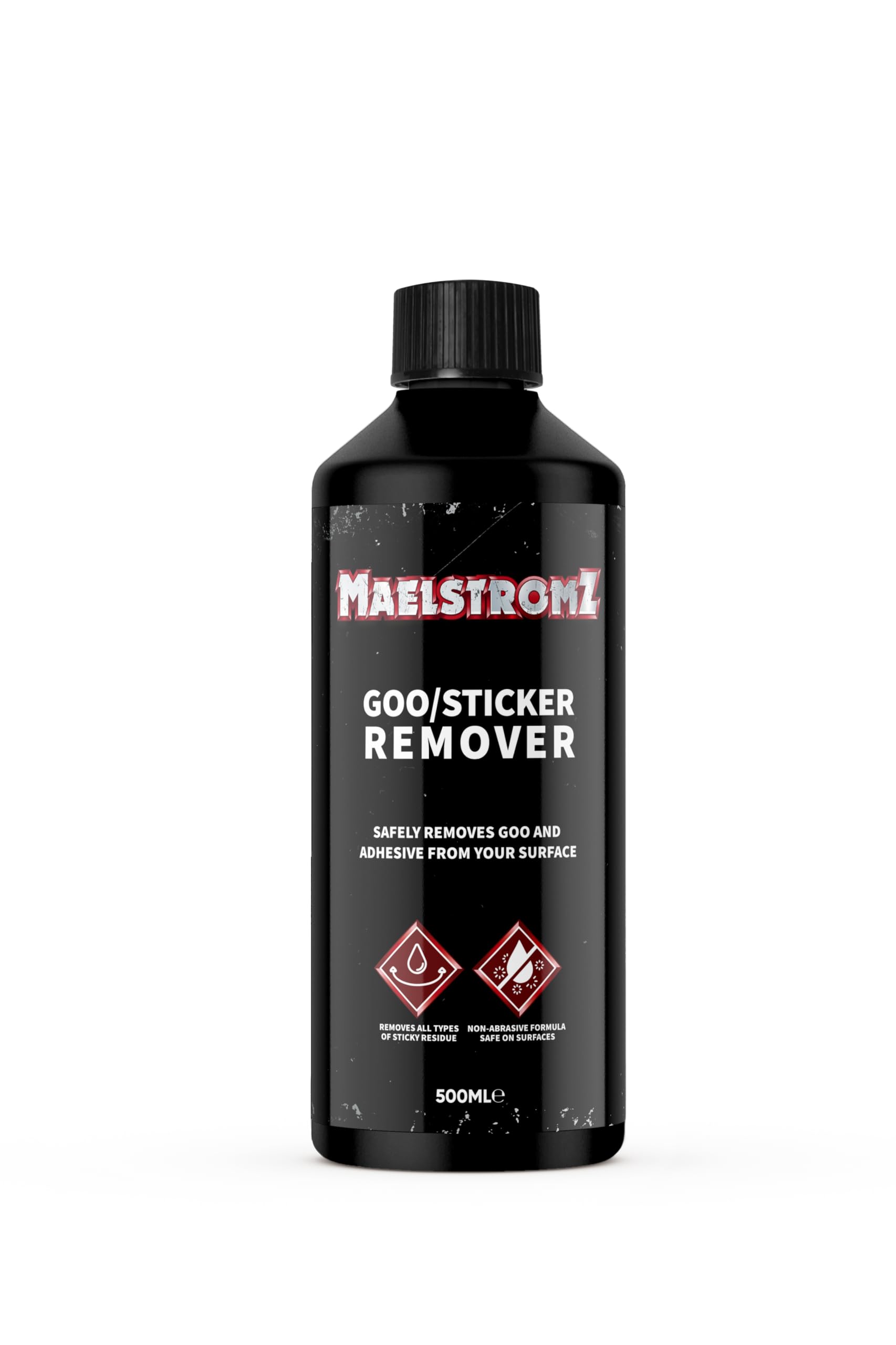 Maelstromz - Sticker Remover, Sticky Stuff Residue & Adhesive Remover, Cleaning Fluid & Glue Goo Remover for Stickers - 500ml