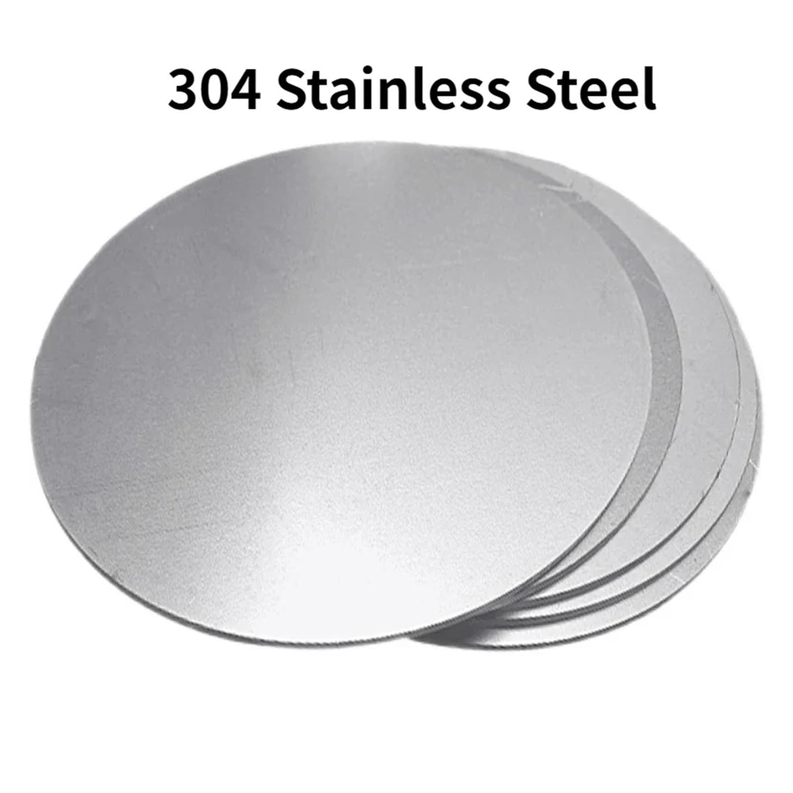 Disque en tôle circulaire, tôle ronde en métal, épaisseur 0,6/0,8/1/1,5/2/2,5/3/4/5 mm, 1 pièce, en acier inoxydable 304, plaque circulaire et plate(0.8x50mm 1pcs)