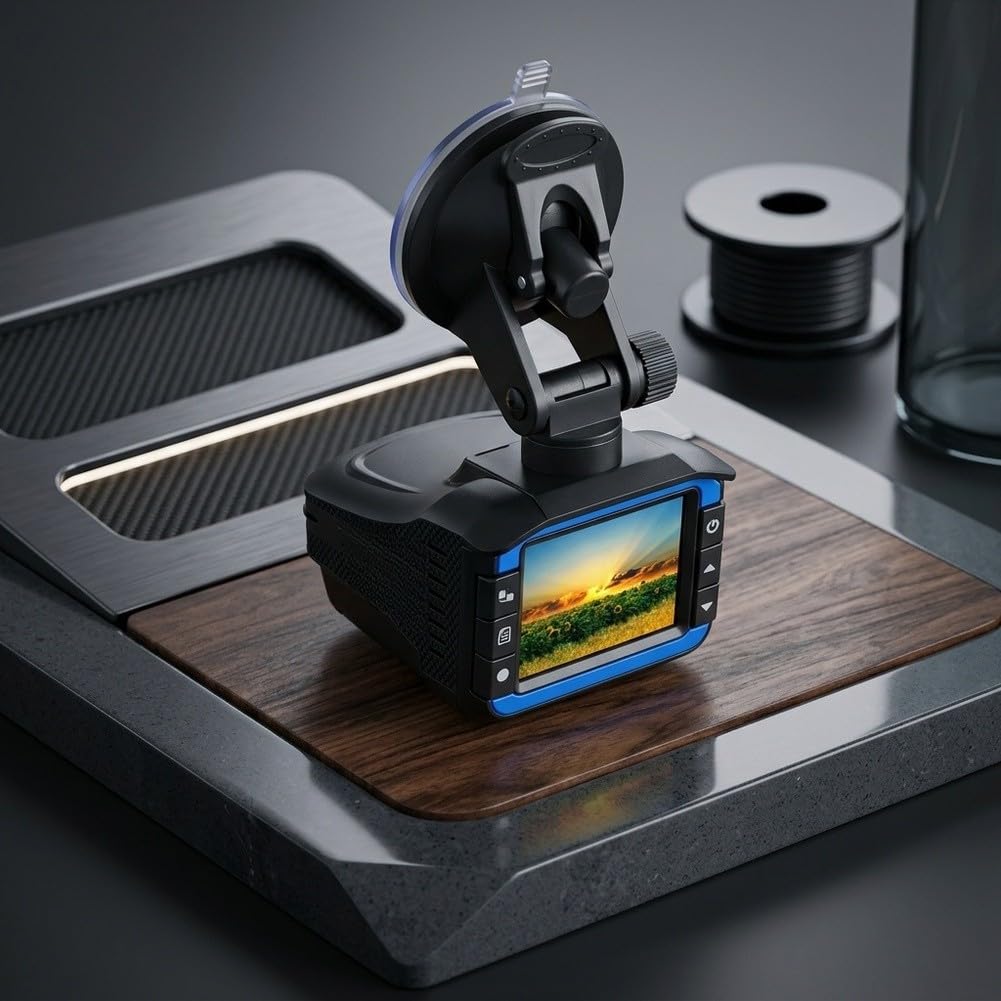 Dashcam Auto Doppia Funzione Rilevatore Velocità
