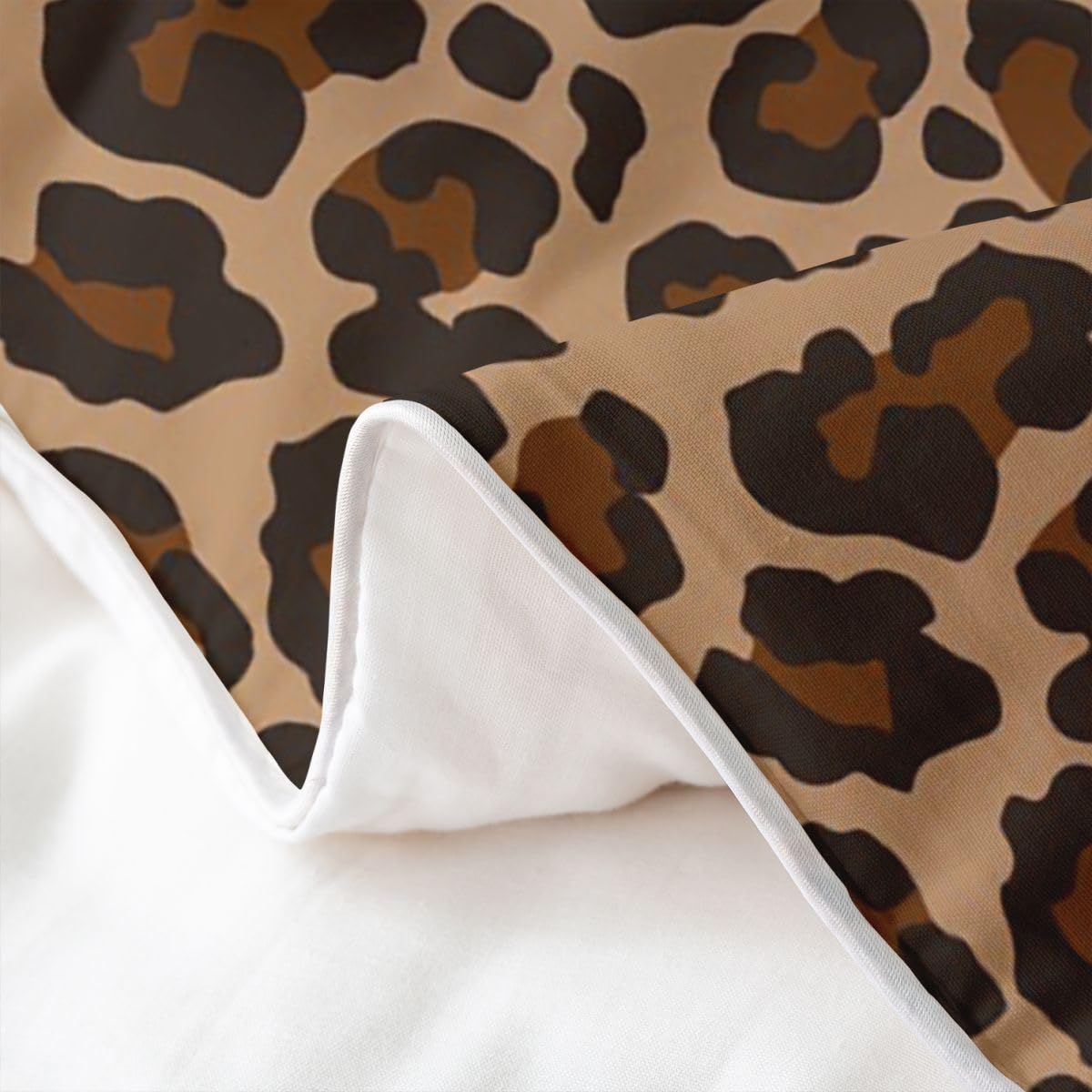 Homemissing Leopard Kids Boys Girls Bettwäsche Set 220x240cm Erwachsene