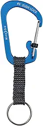 Nite Ize Chaveiro Mosquetão SlideLock CSLAW3-03-R6, azul