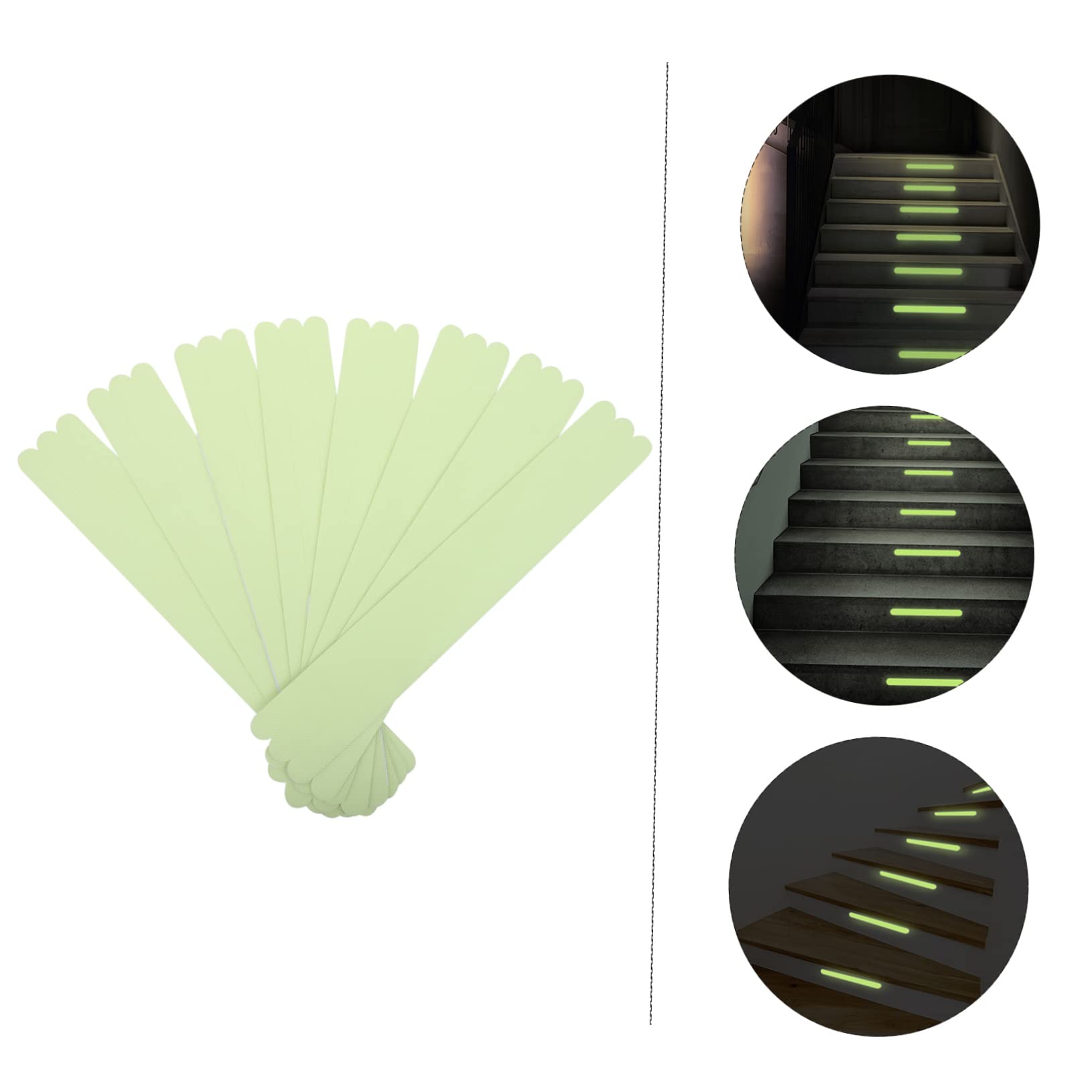 TOPBATHY 2 set Strisce Antiscivolo Per Esterni Adesivi Antiscivolo Per Bagno Adesivi Antiscivolo Per Scale Nastro Antiscivolo Strisce Riflettenti Strisce Antiscivolo Per pezzi*2