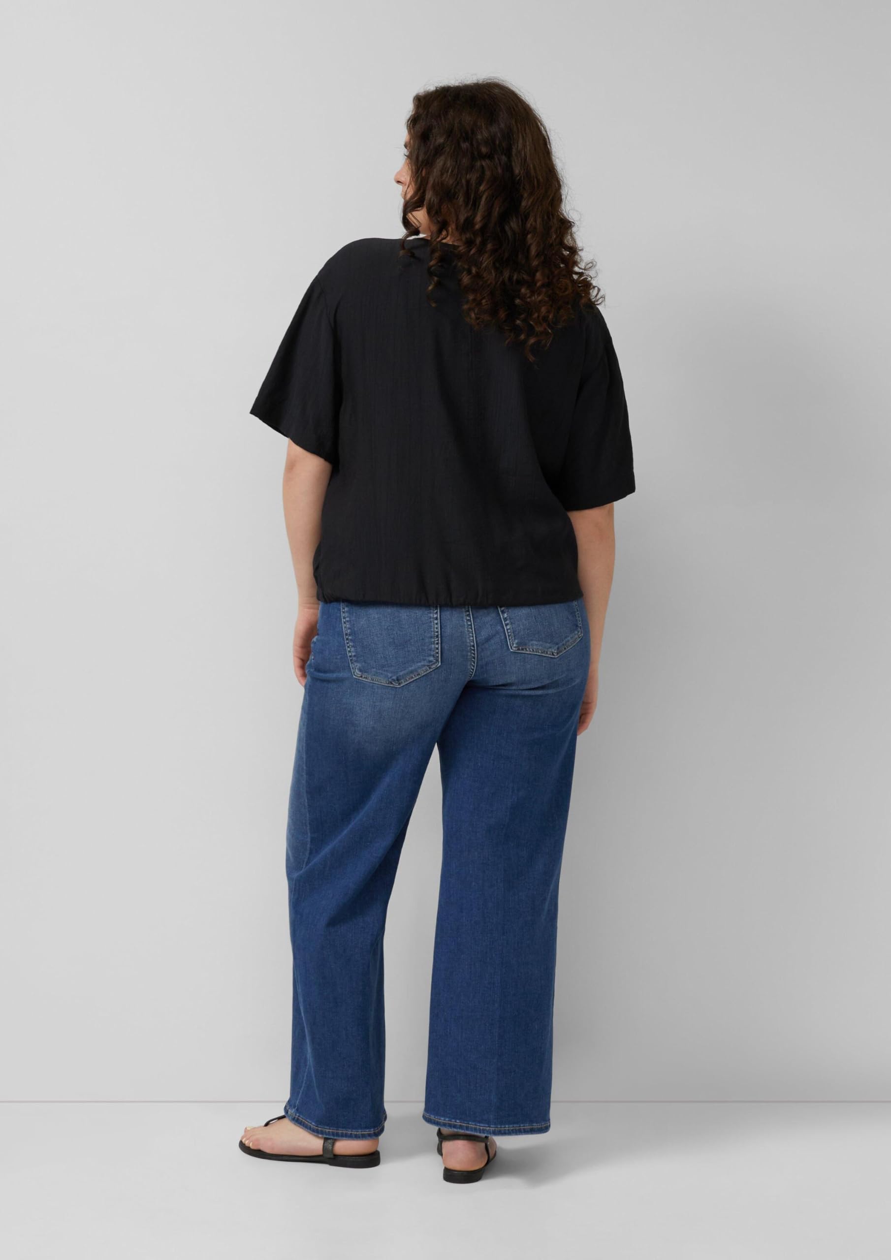 s.Oliver Strukturierte Bluse im O-Shape