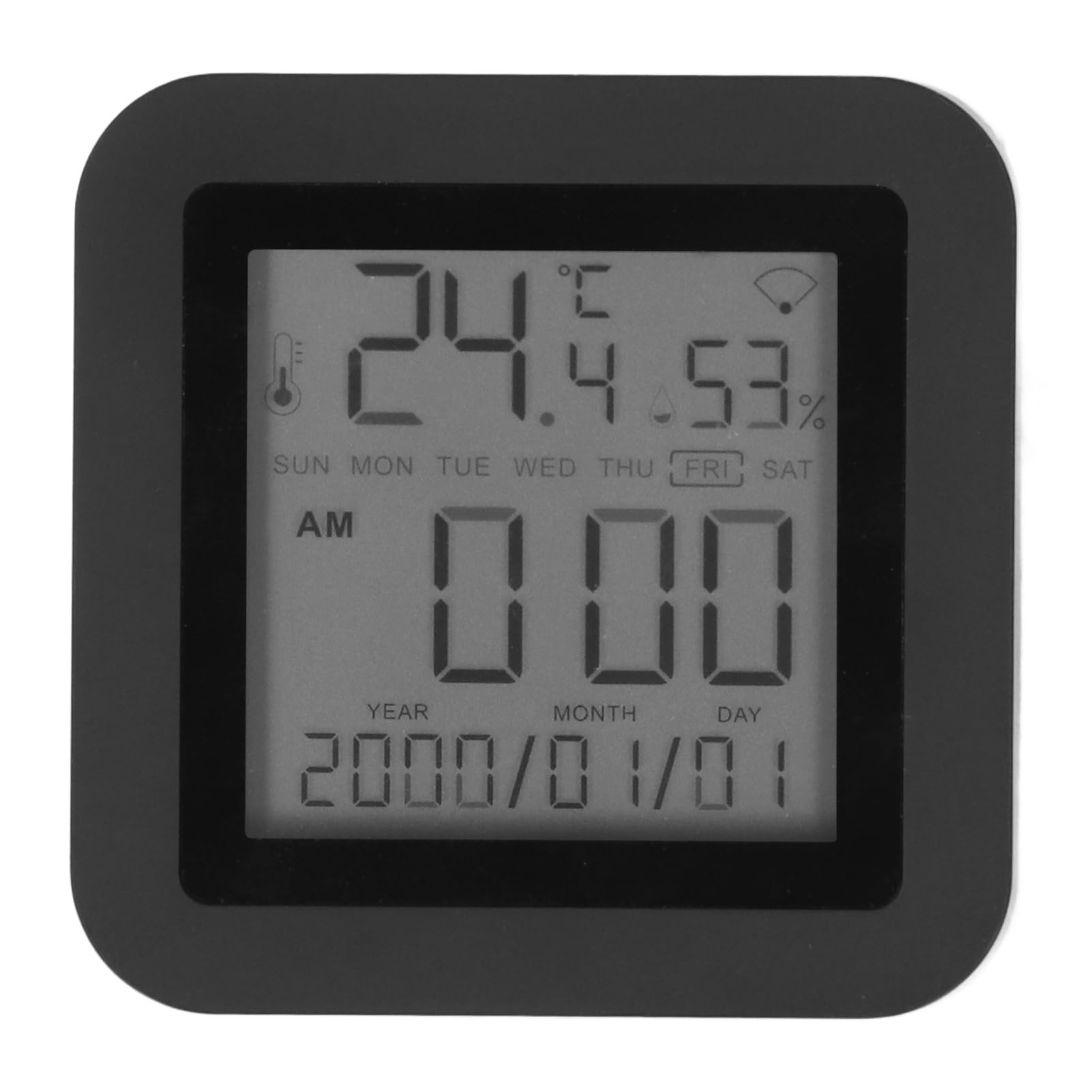 Termometro igrometro ZenithAur WIFI con telecomando a infrarossi, WIFI da 2,4 GHz e display, indicatore di umidità della temperatura intelligente per il controllo della domotica