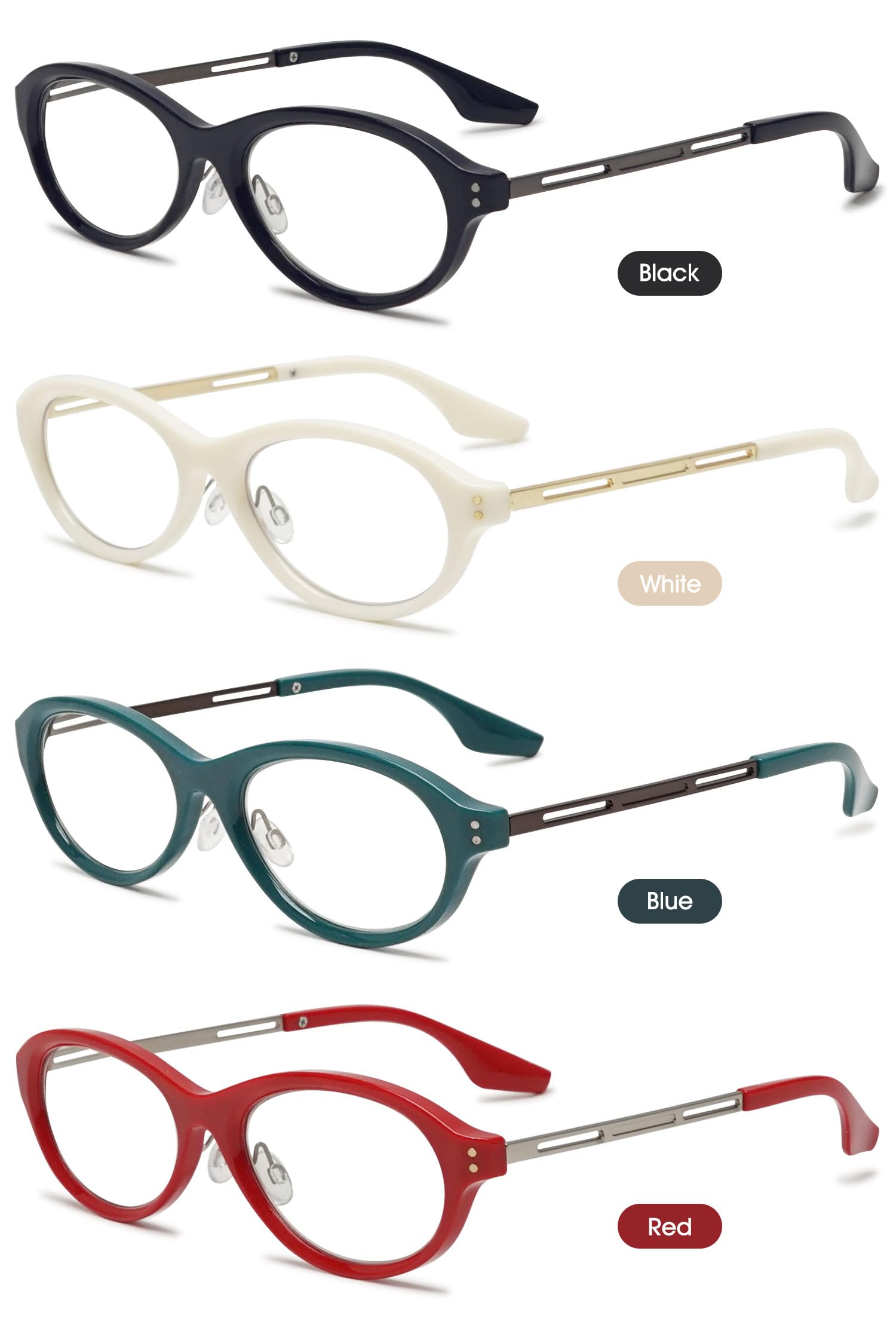 VEVESMUNDO Damen Katzenauge Selbsttönende Lesebrille Blaulichtfilter Photochrome Getönt Brillen mit Sonnenschutz