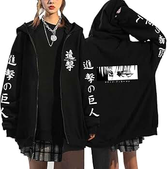 ☺Himi☺ Amazon.com: Symish Anime Full Zip Hoodie Cosplay Hooded