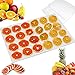 6 Pezzi Tappetino a Rete a Vapore, Fogli Disidratatore, Tappetini Disidratatore di Frutta, Silicone Quadrato Tappetini Disidratatori di Alimenti per Biscotti, Verdure, Cucina (Bianco)