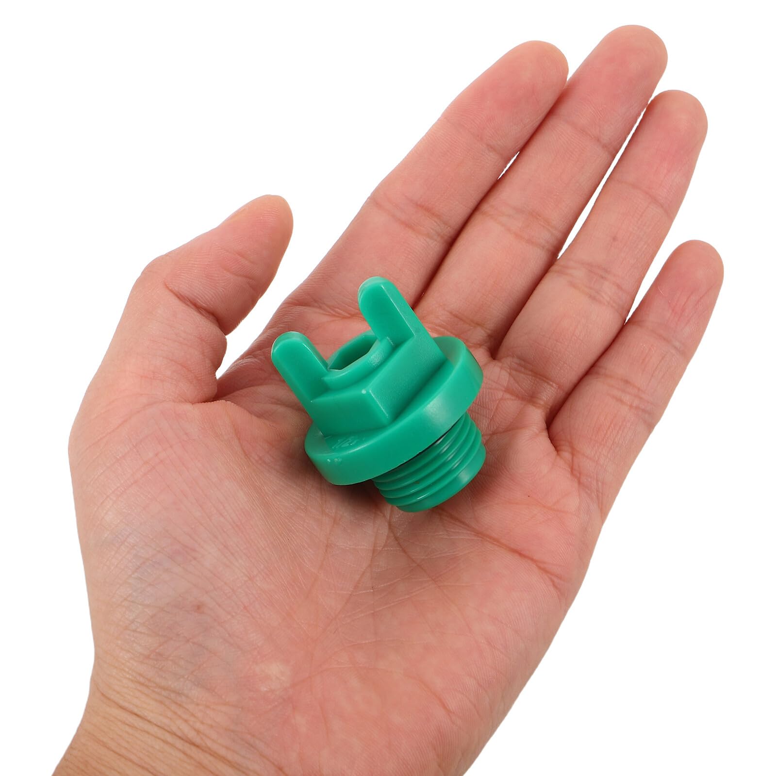 ifundom Tapón de Manguera Pequeño Roscado 1/2, Plástico Verde, 100 Piezas