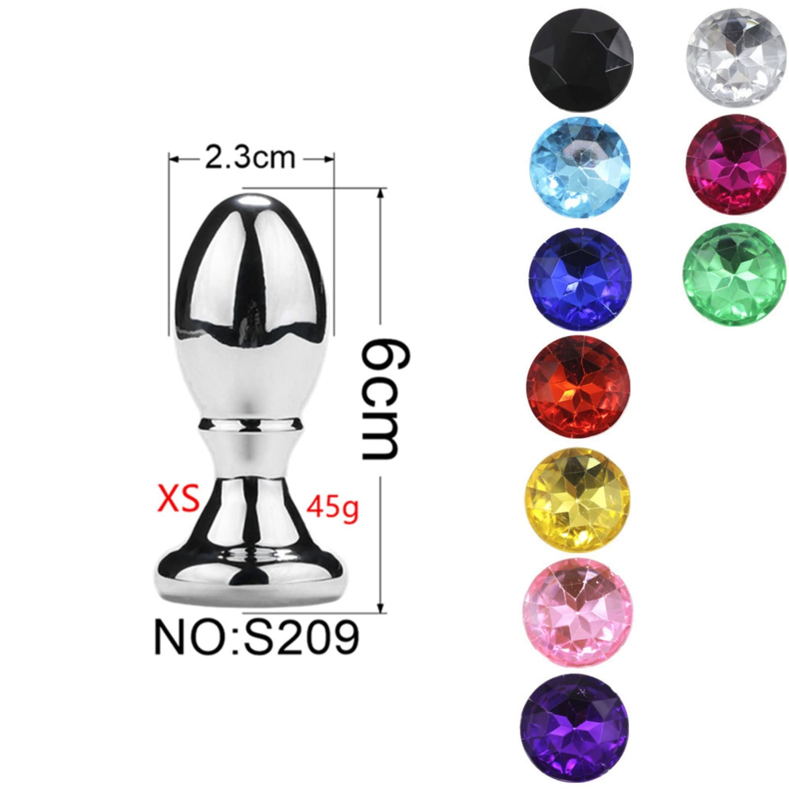 Plug XS Size Plug Butt Plug Sex Toy Metal Butt Plug Plug Plug S209 (6 cm x 2.3 cm) : Amazon.de: Health & Personal Care Plug XS Size Plug Butt Plug Sex Toy Metal Butt Plug Plug Plug S209 (6 cm x 2.3 cm) : Amazon.de: Health & Personal Care