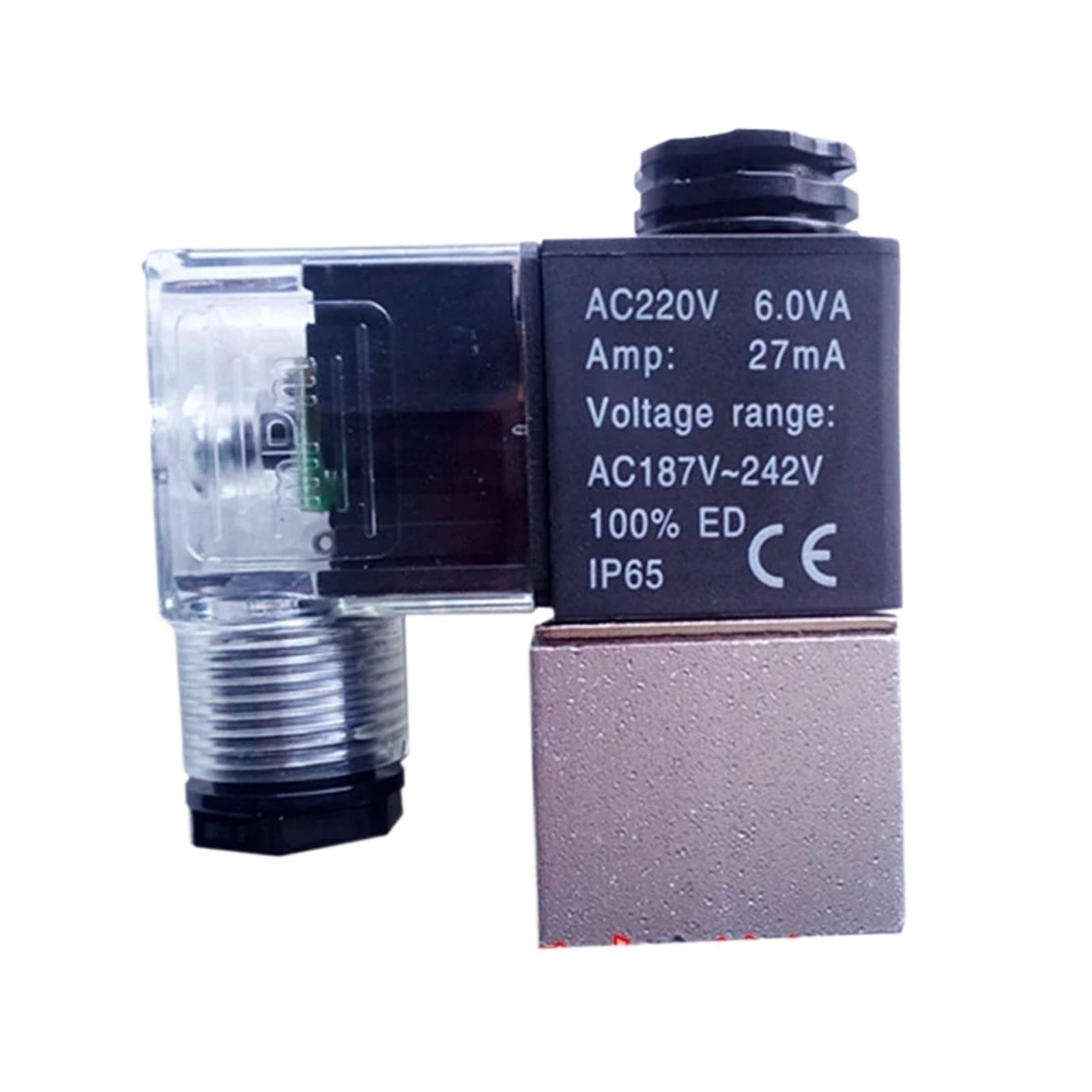 Électrovanne de compresseur 220V avec filetage 1/8 pour un blocage automatique de l'air