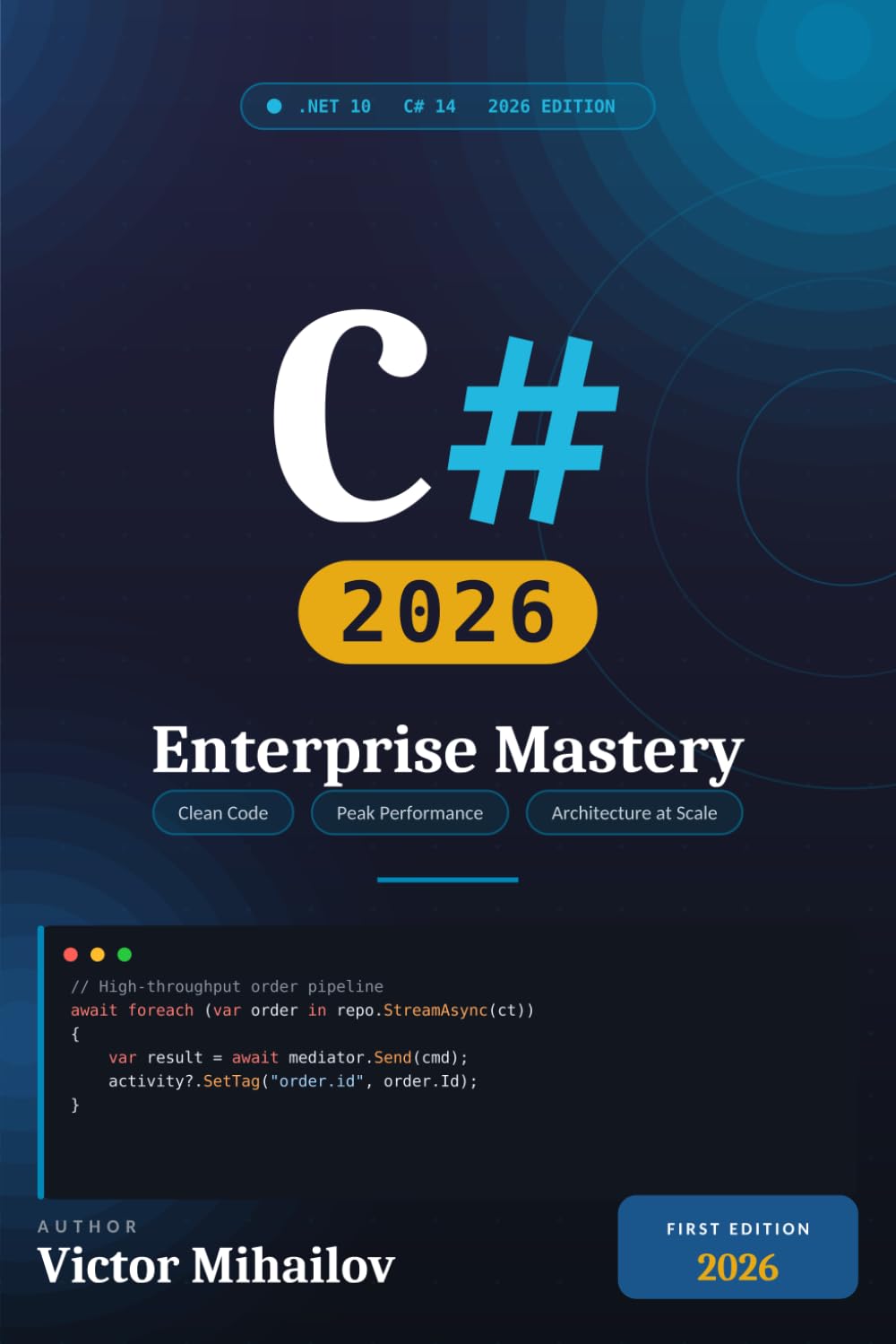 C# 2026: Enterprise Mastery: Modern .NET Architecture, Performance, Cloud-Native APIs, AI Integration, and Production Engineering (Enterprise Software Mastery)