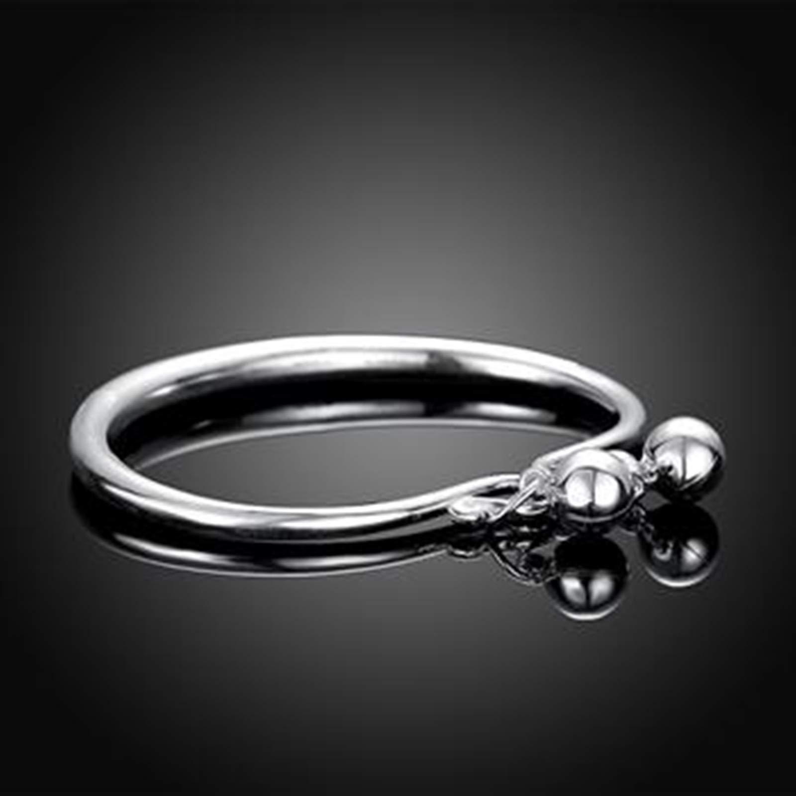 KnSam Bracciale da donna in metallo argento 925 bracciale da donna in argento 925 gioielli per donne ragazze argento, Argento sterling