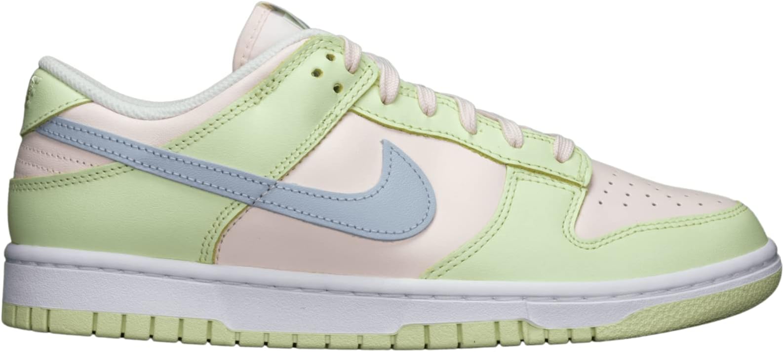 lime green and pink dunks