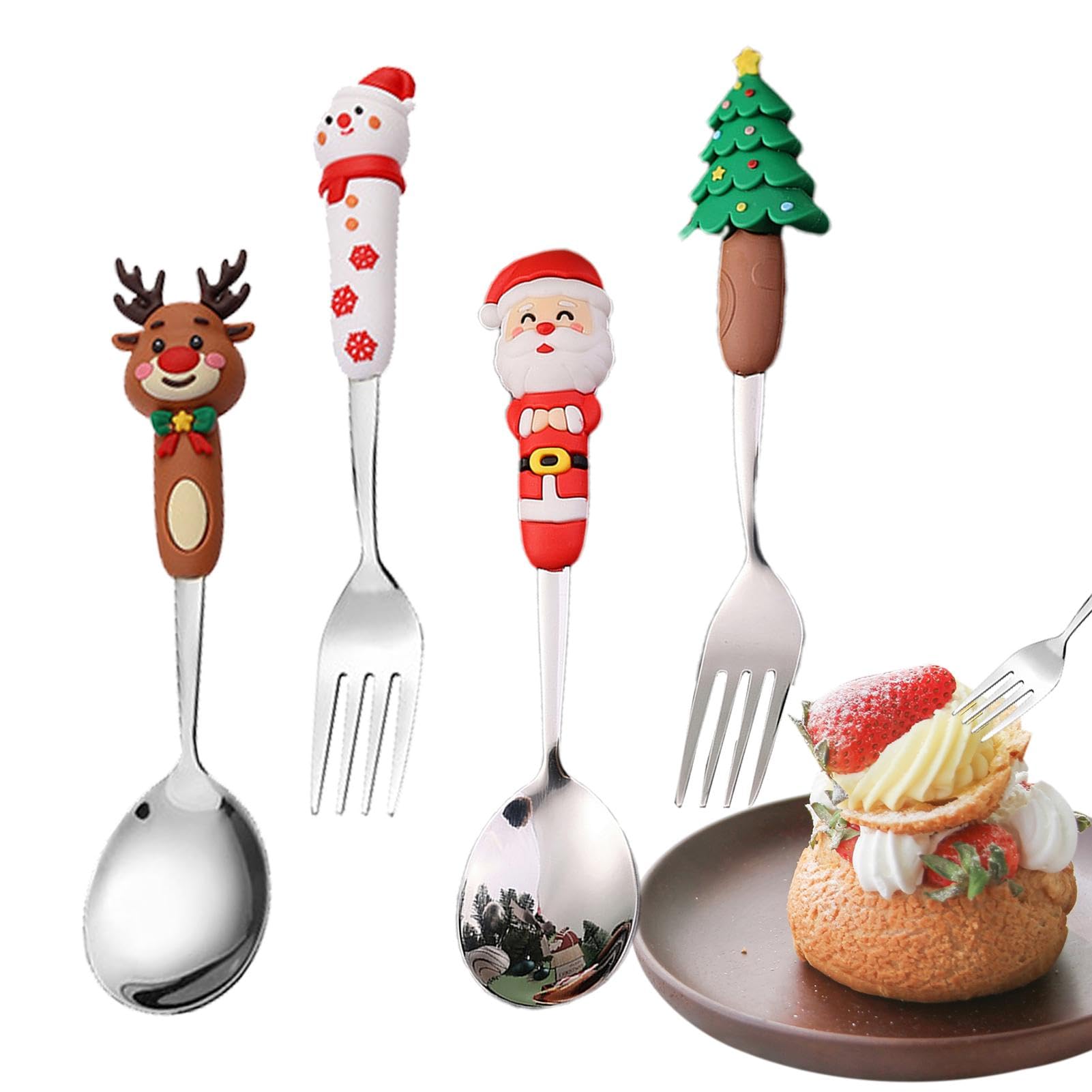 christmas カトラリーウェア 装飾品 テーブルウェア クリスマス Amazon | Decorative Christmas Utensils | Christmas Dining Set