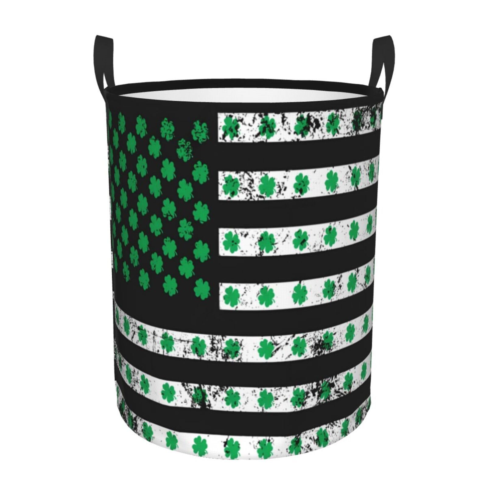 Cesta Portaoggetti 40X50cm American Flag Green Shamrock St. Patrick's Day