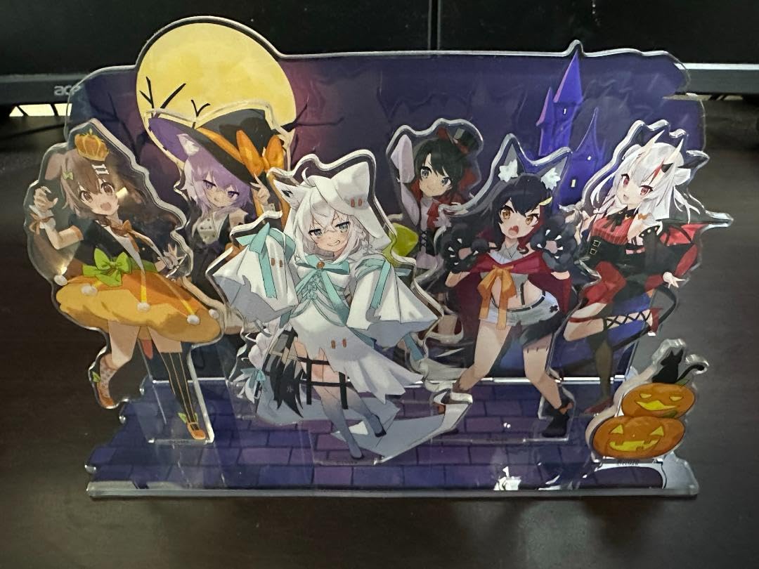 ホロライブ　OKFAMSアクリルジオラマスタンド Amazon.co.jp: ホロラ OKFAMS ハロウィン コラボ記念 アクリル