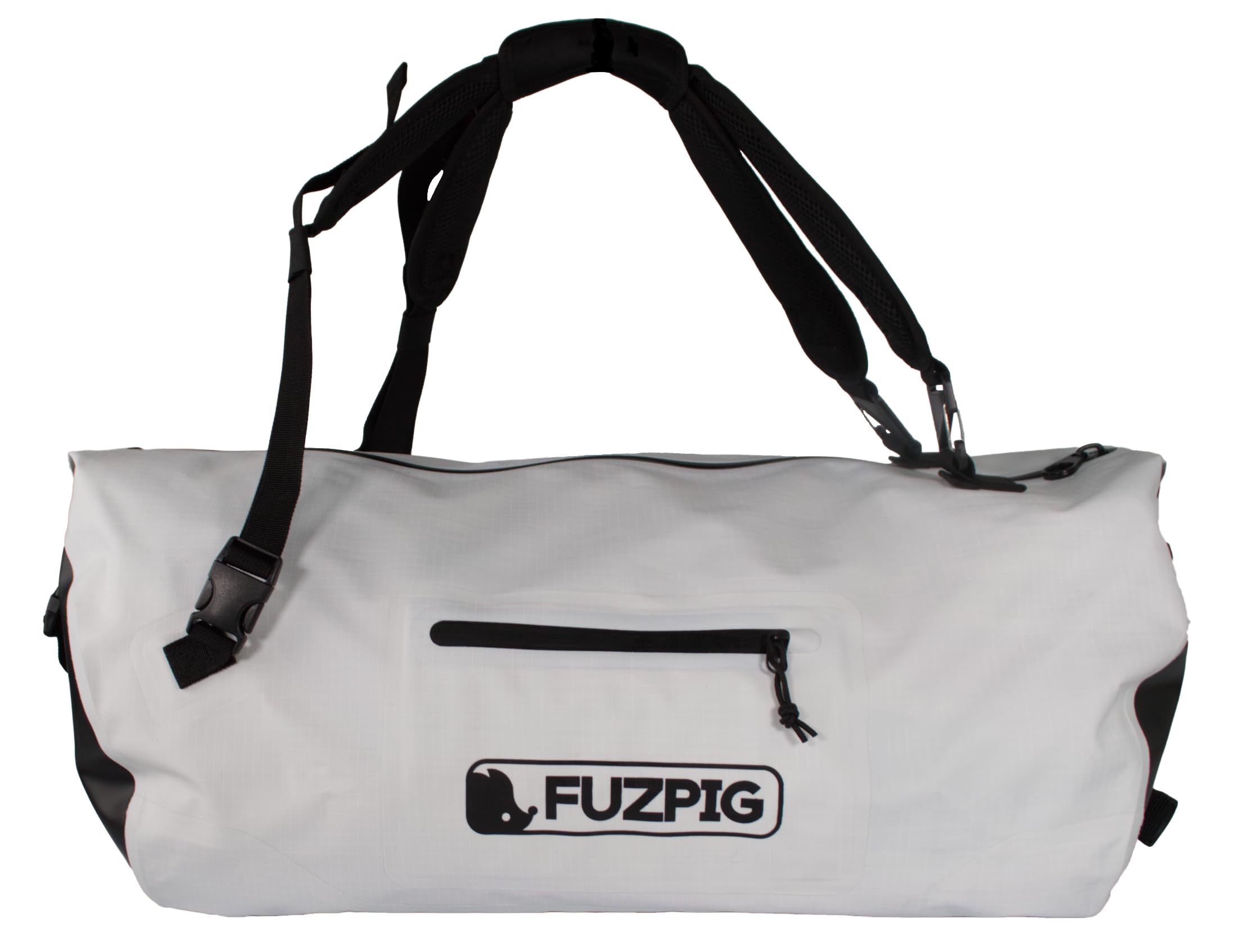 Fuzpig Waterproof Backpack Holdall - 40L IPX7 Submersible Dry Bag with Airtight Zip, Perfect for Water Sports, Motorcycling & Travel