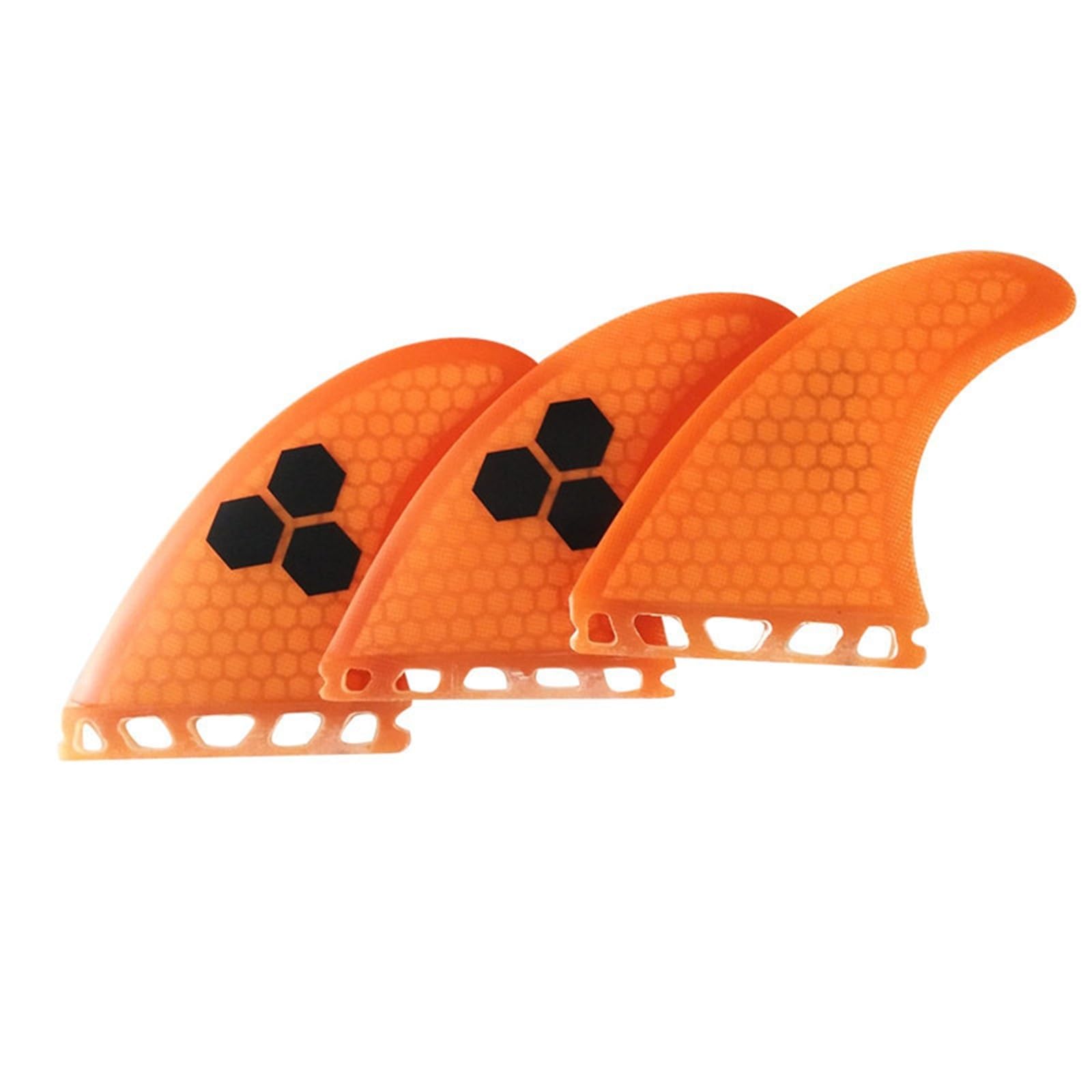 MKHQST Surfboard fin Surfboard Fins 3PCS Set For G3 G5 G7 Size Fiberglass Honeycomb