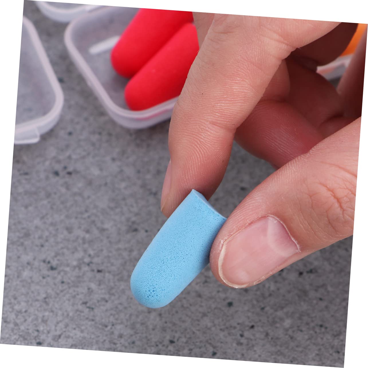 BEBEMOKO Noise Reduction Ear Plugs 12 Boxes Anti-Noise Sleep Earplugs for Snoring Safety Ear Plugs Noise Cancelling Quiet Sleeping for Travel Study Work