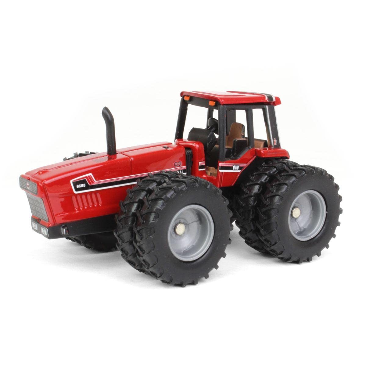 ERTL 1/64 International 6588 2+2 Tractor with Front & Rear Duals & Center Pivot Articulation, Red, Ages 3+