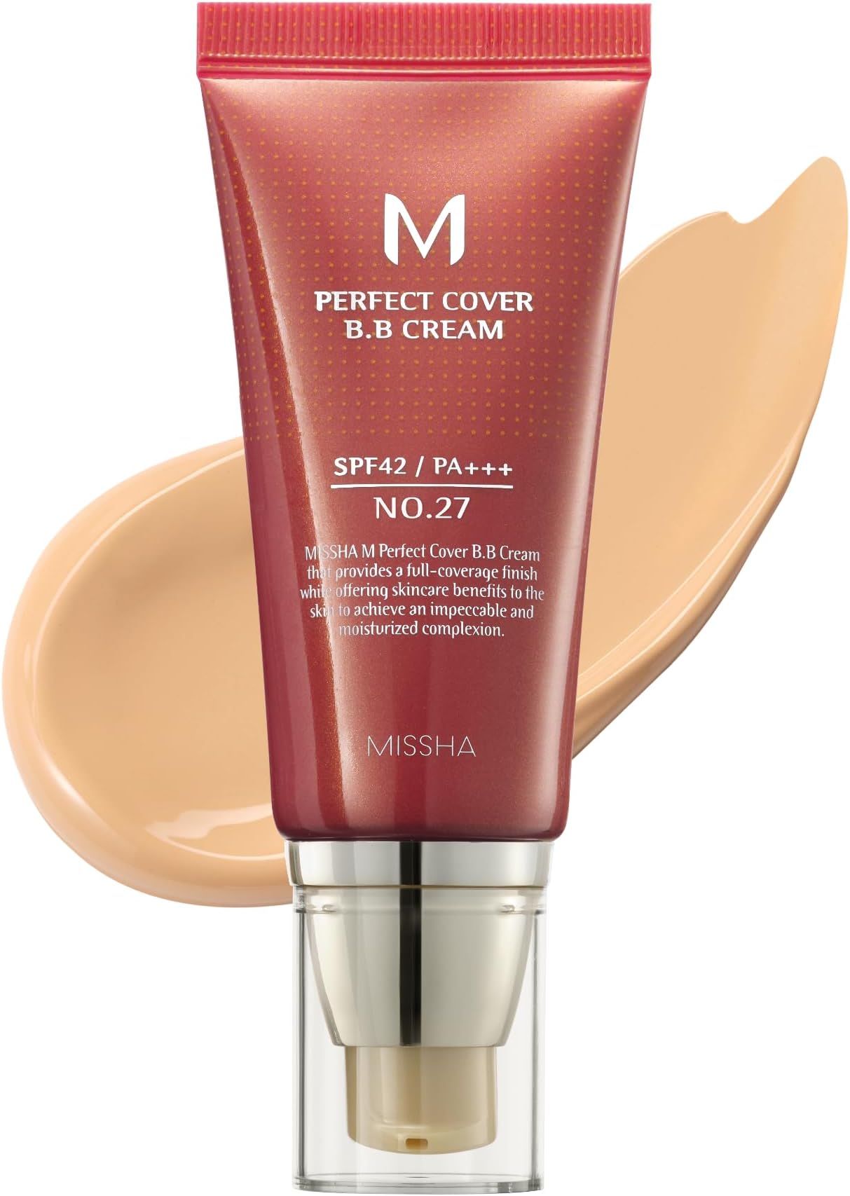 MISSHA M Perfect Cover BB Cream No.27 Honey beige for medium/tan skin SPF 42 PA