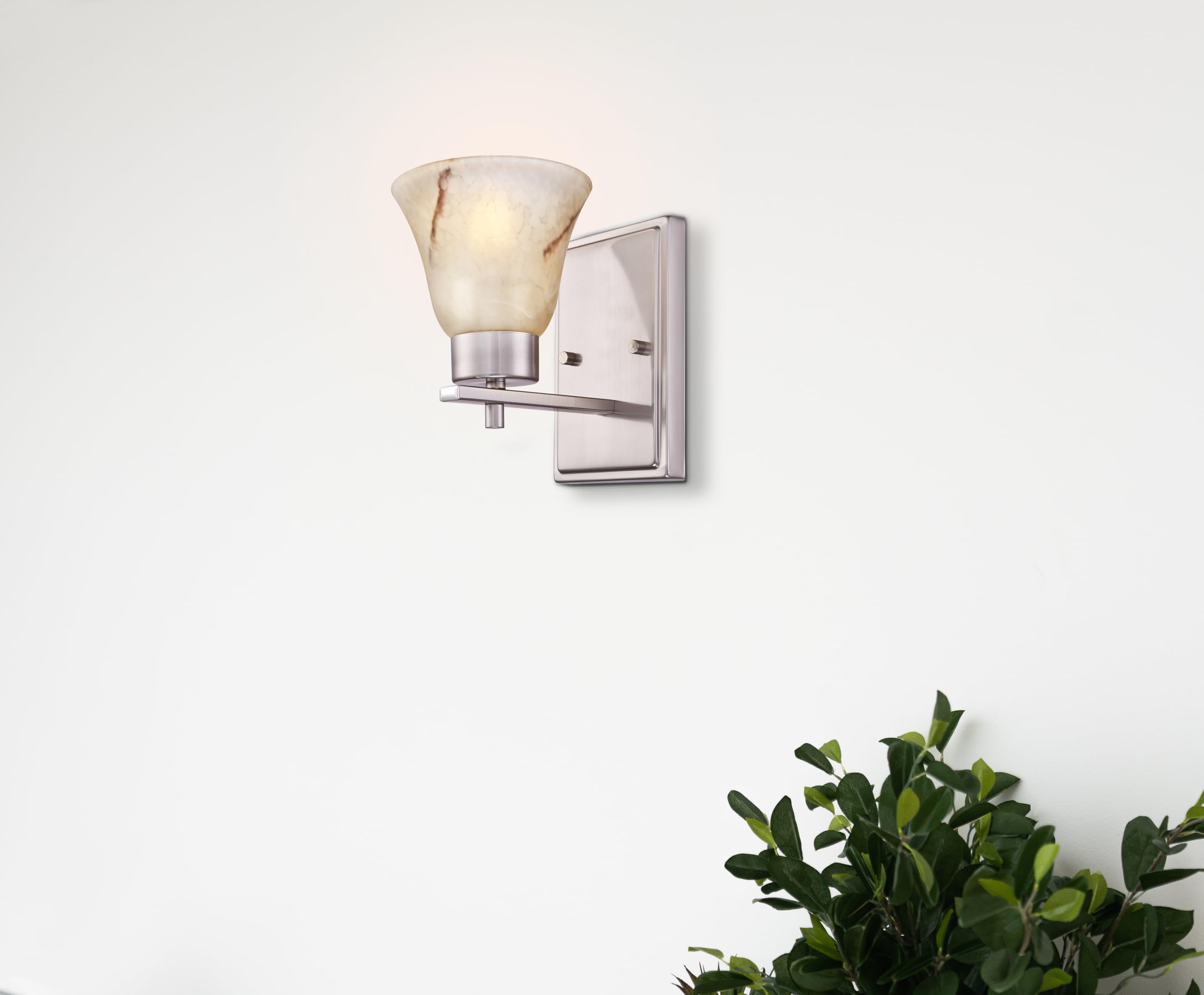 Paralume Vetro Smerigliato Westinghouse - Campana Costolata Bianca 11.4x12x12 Cm