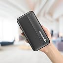 Amazon Basics 20000 mAh Power Bank | 22.5W Fast Charging | Dual Output & Input | Charge 3 Devices Simultaneously | for Smartphones, TWS Earbuds, Speakers, Tablets (Black) gallery image