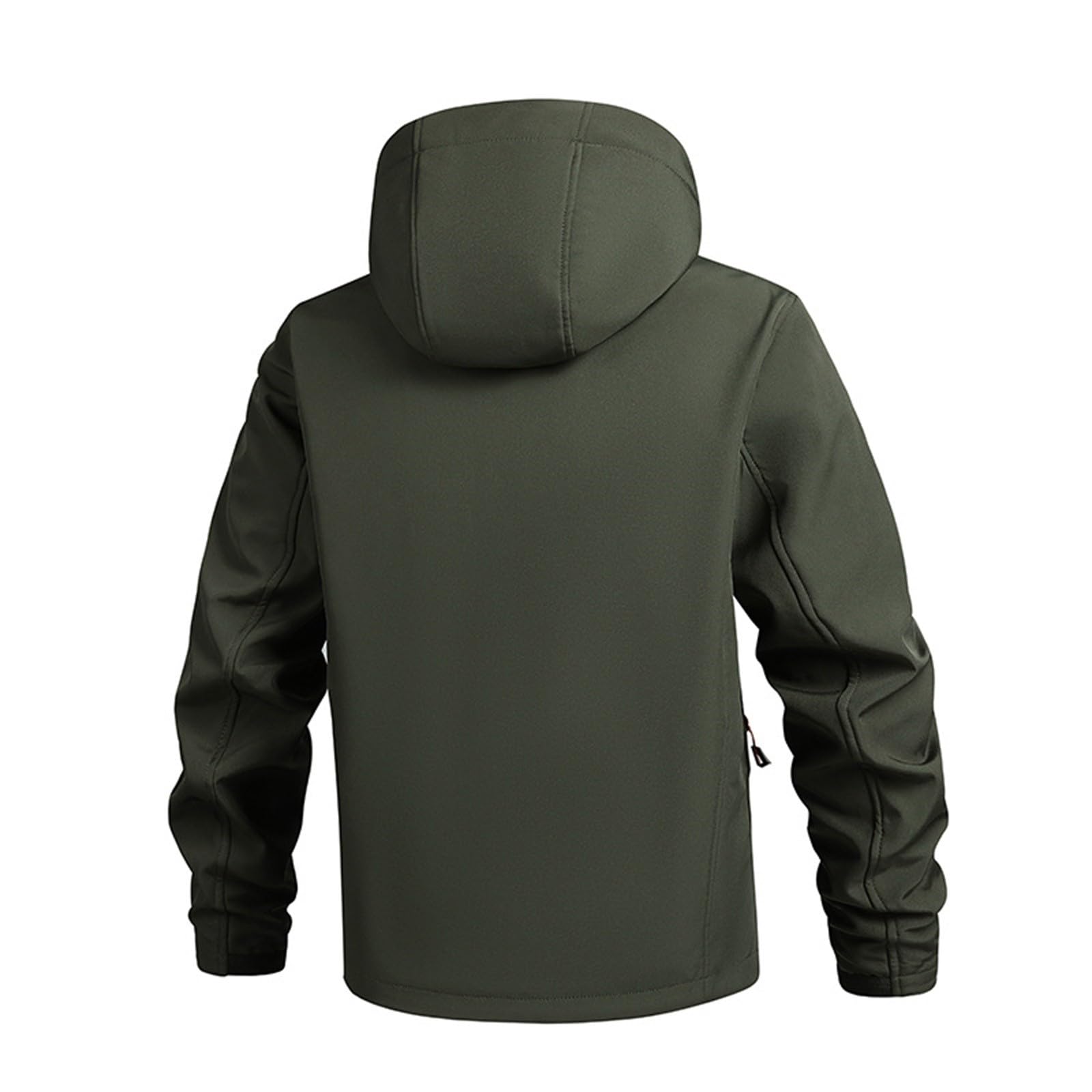 Generisch Chubasquero para hombre, chaqueta de exterior, impermeable y funcional, práctica chaqueta softshell multifunción, chaqueta de senderismo Anorak para hombre, chaqueta de trekking con