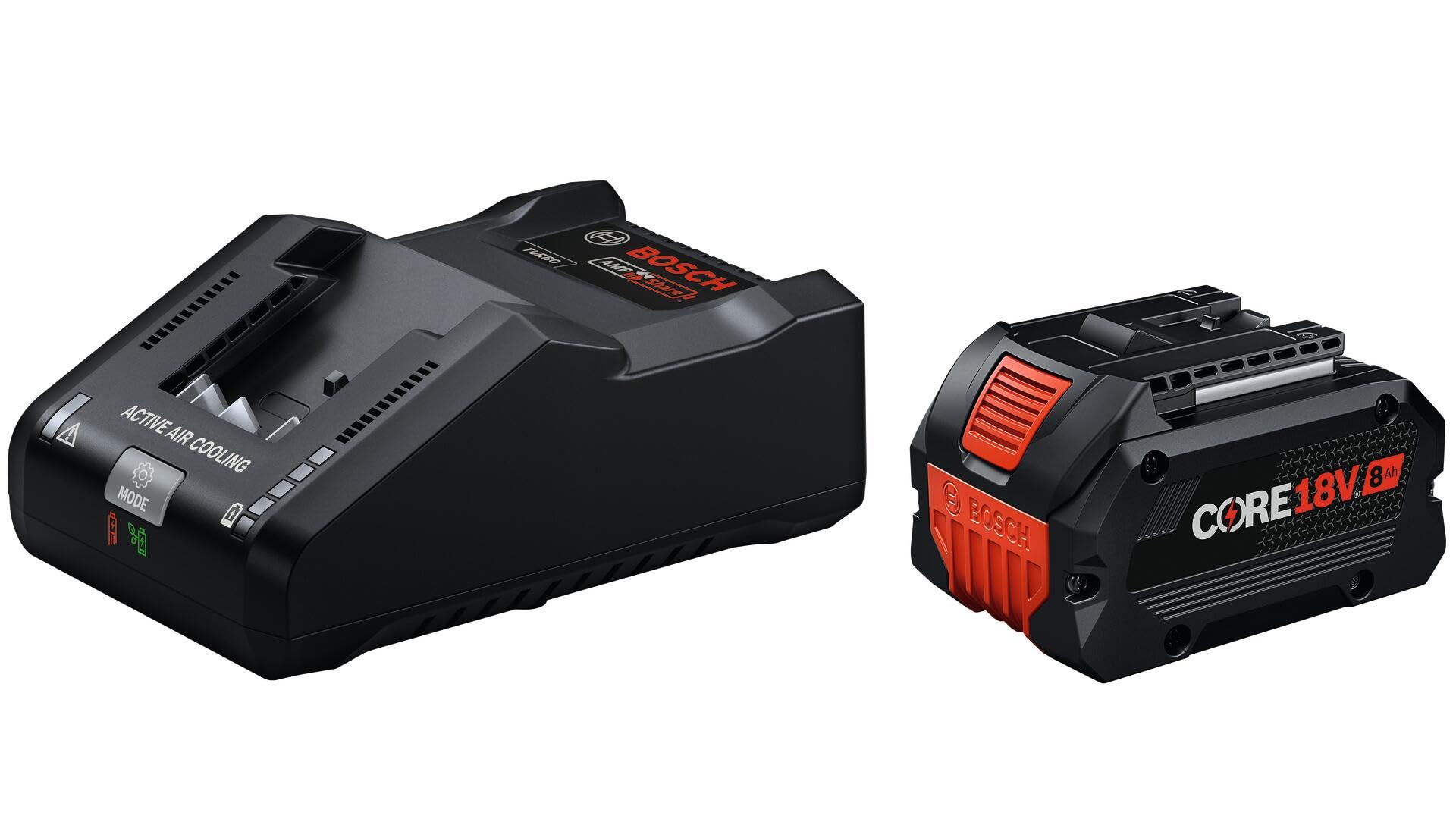 BOSCH GAL18V-160 18V Lithium-Ion 16 Amp Turbo Charger with Power Boost™ Compatible with CORE18V® Batteries