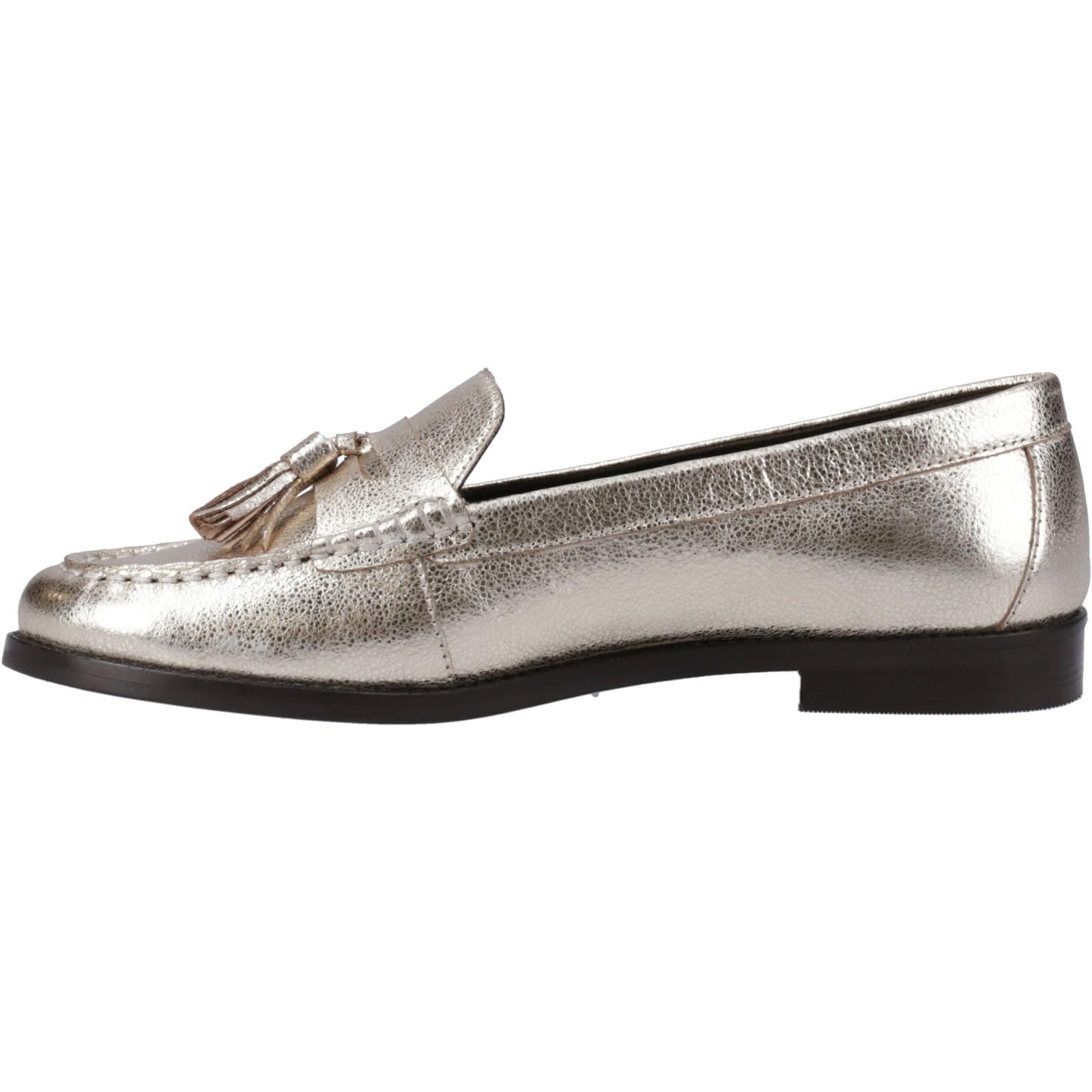 Hush Puppies Female Connie Tassel Loafer, Gold, 6
