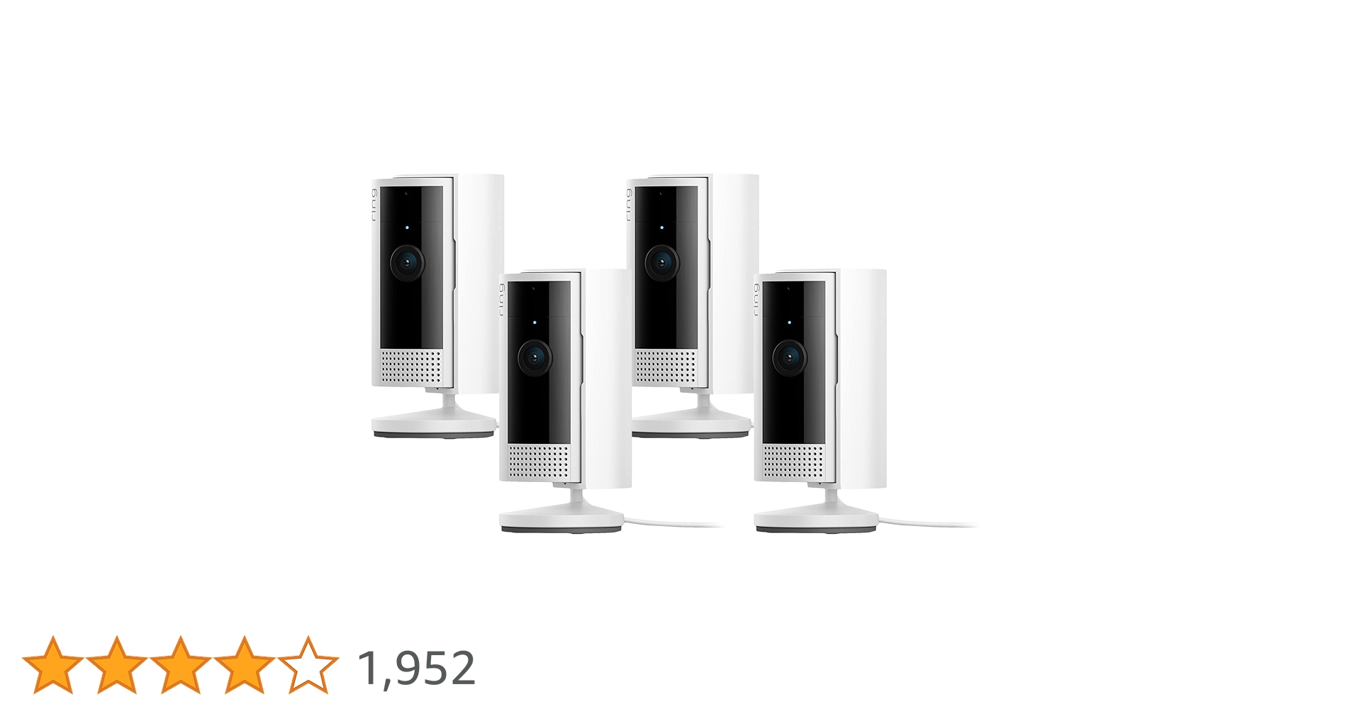 Amazon.co.jp: 【カメラ4つセット】Ring Indoor Cam (リング