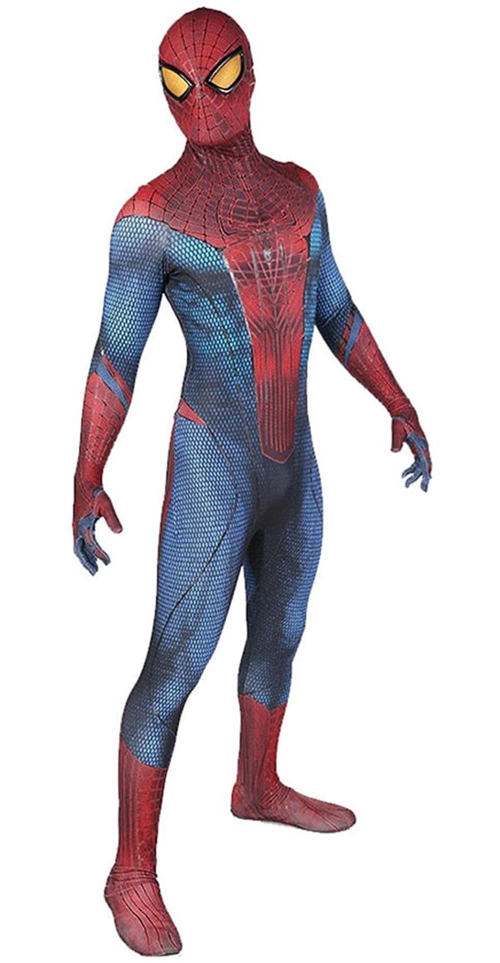 Halloween Heroes Mens Jumpsuit 3D Print Bodysuit Headwear Mask for Adults
