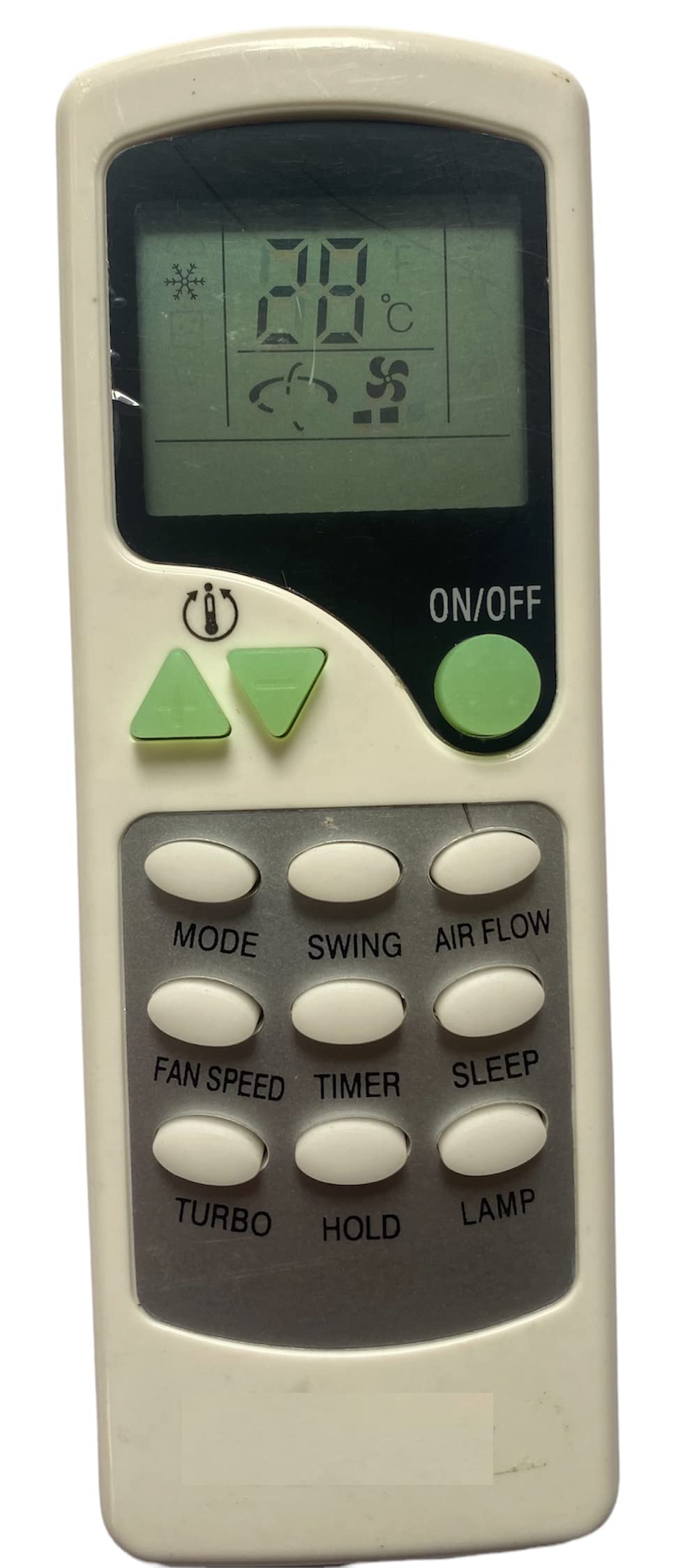 Upix AC Remote No. 7B (No Backlight), Compatible/Replacement for Voltas AC Remote Control Model (Exactly Same Remote Will Only Work)