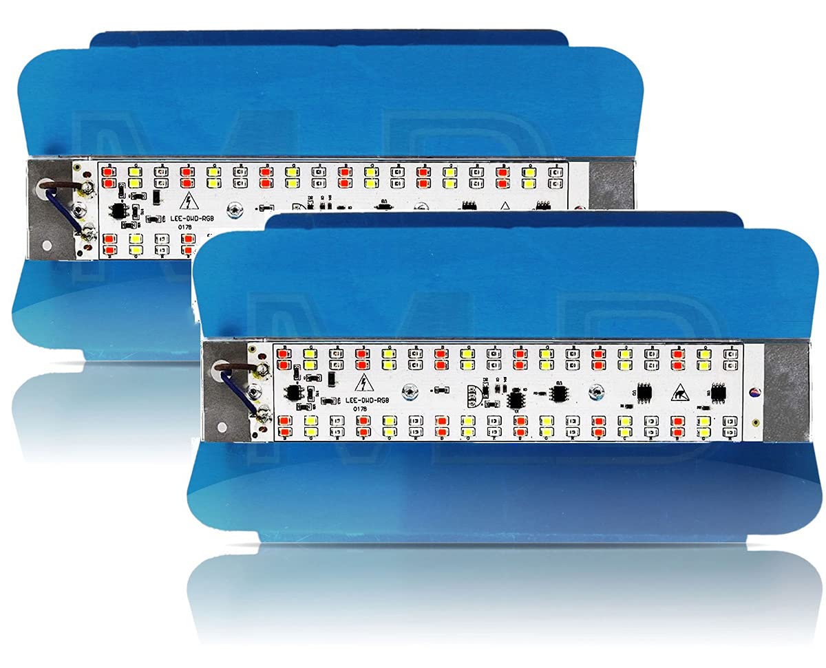 MLD MD_1FD 20 watts outdoor lights halogen Led Flood Light IP65 helozen multi colour (20 watts,Colour-RGB,)-Pack of 2