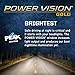PEAK Power Vision Gold Automotive High Performance 9008/H13 65/55W Headlights (2 Pack)